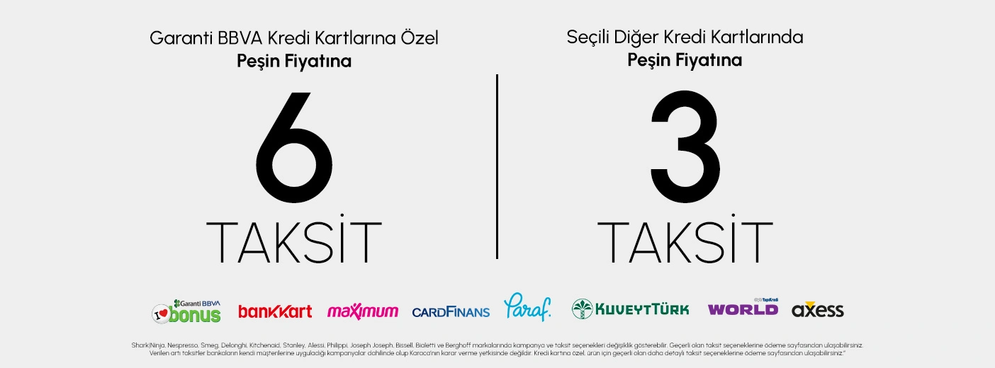 Seçili Tüm Kartlara Peşin Fiyatına 3 Taksit Fırsatı