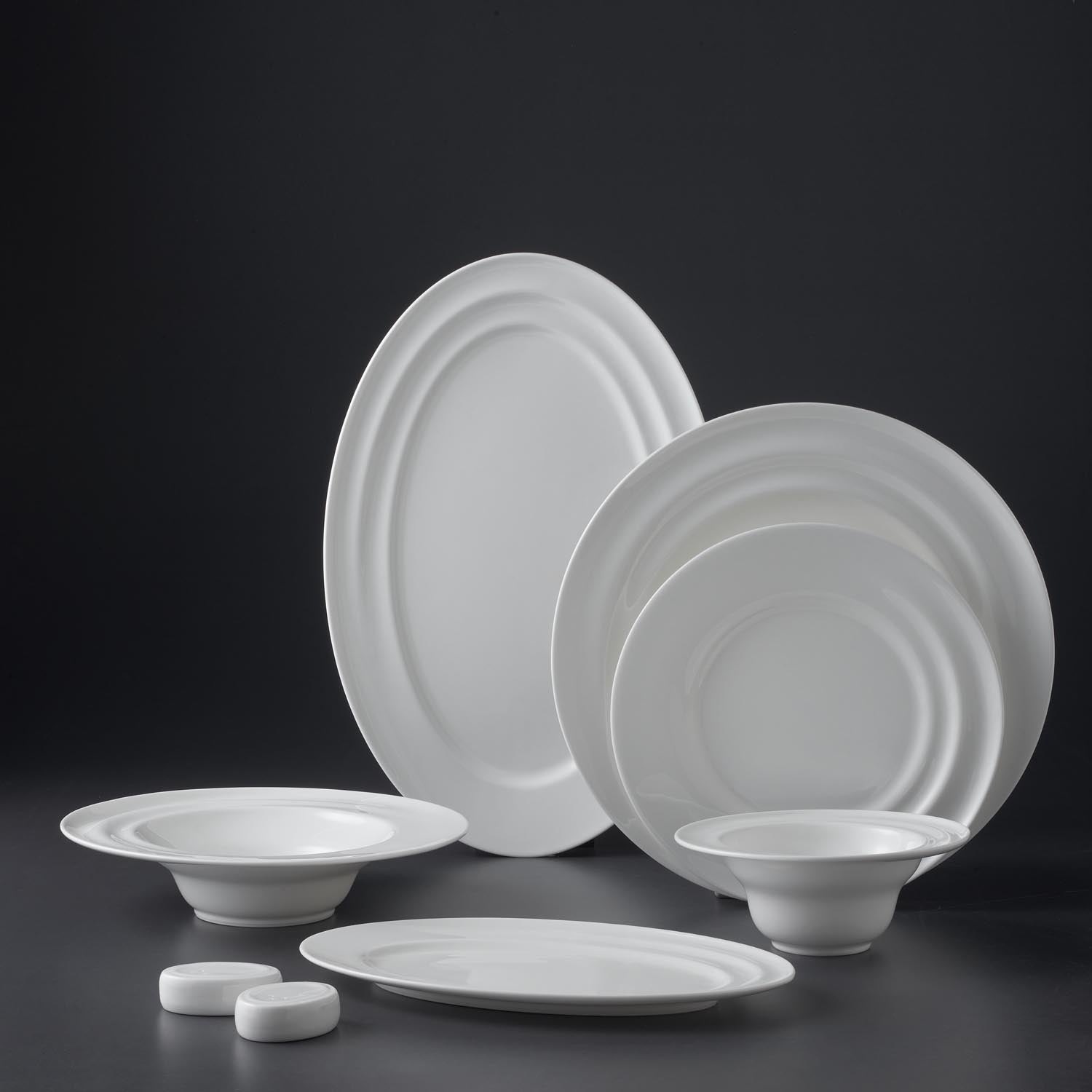 Jumbo Aqua Beyaz 58 Parça 12 Kişilik Yemek Takımı