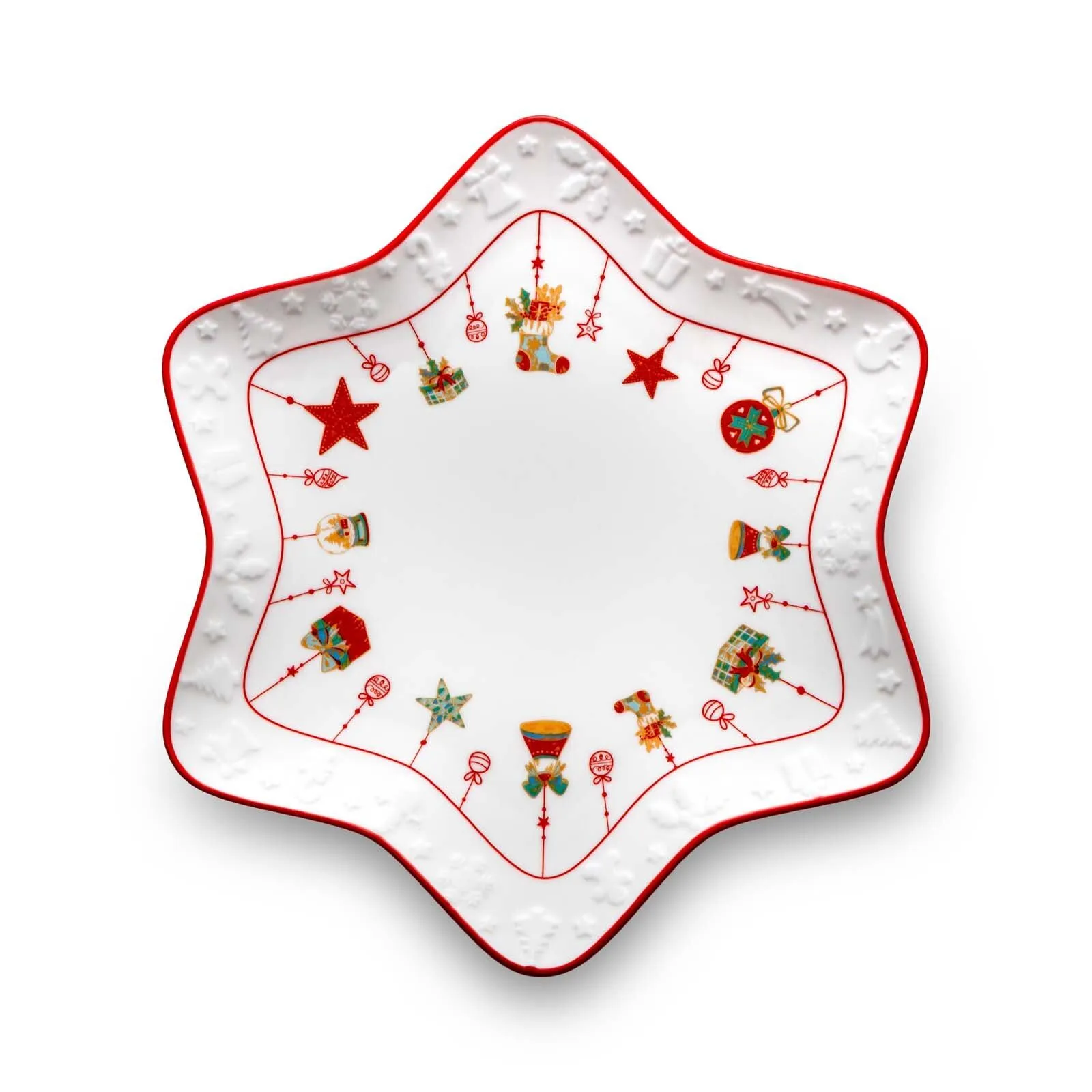 Jumbo Janus 2'li Yıldız Desenli Tabak