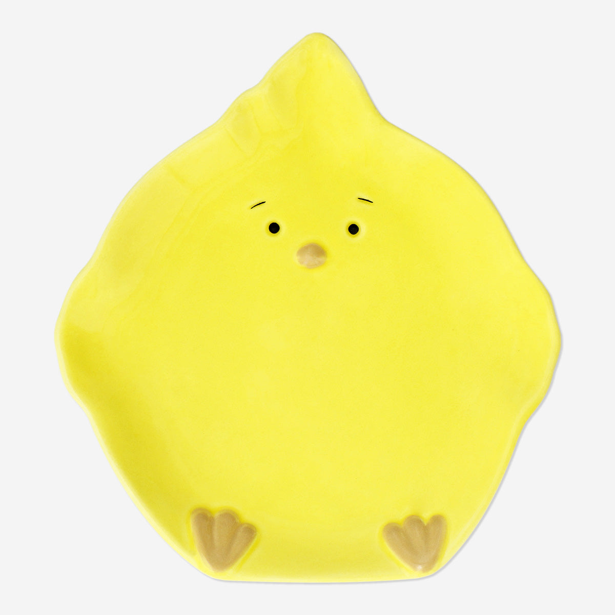 Flying Tiger Copenhagen Küçük Sarı Civciv Şeklinde Tabak 18 cm x 16,7 cm