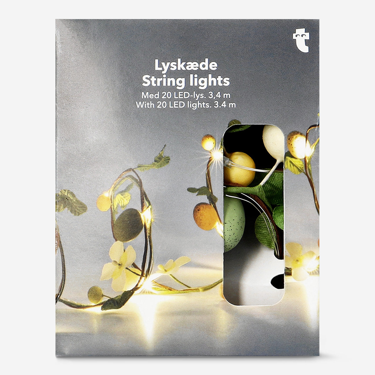 Flying Tiger Copenhagen Yeşil Paskalya Yumurtası Şeklinde Led Işık 81 cm