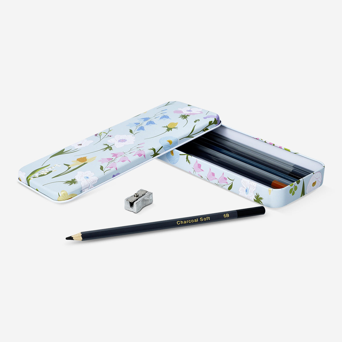 Flying Tiger Copenhagen 12'li Metal Kutuda Eskiz Kalemi Seti