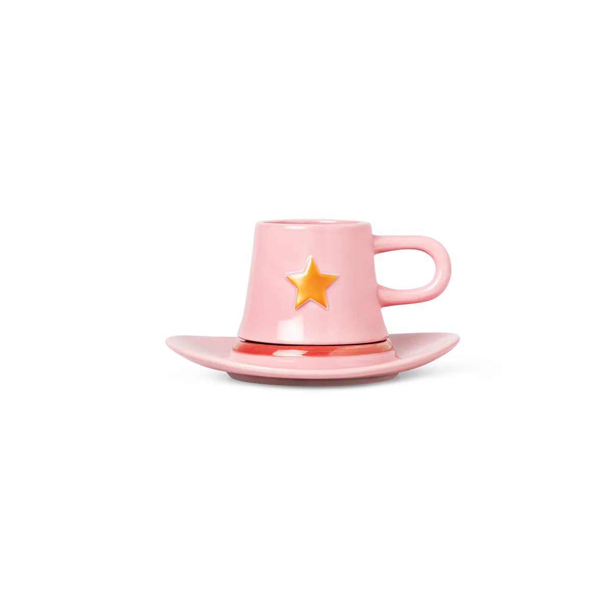 Flying Tiger Copenhagen Pembe Kovboy Şapkası Şeklinde Fincan