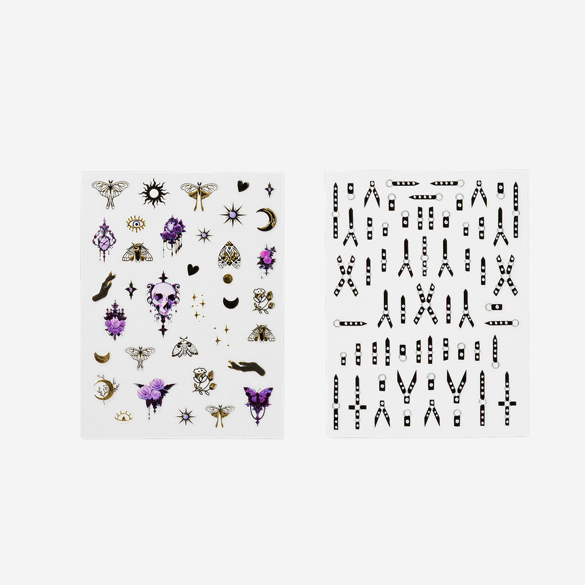 Flying Tiger Copenhagen Gotik Temalı Tırnak Sticker Seti