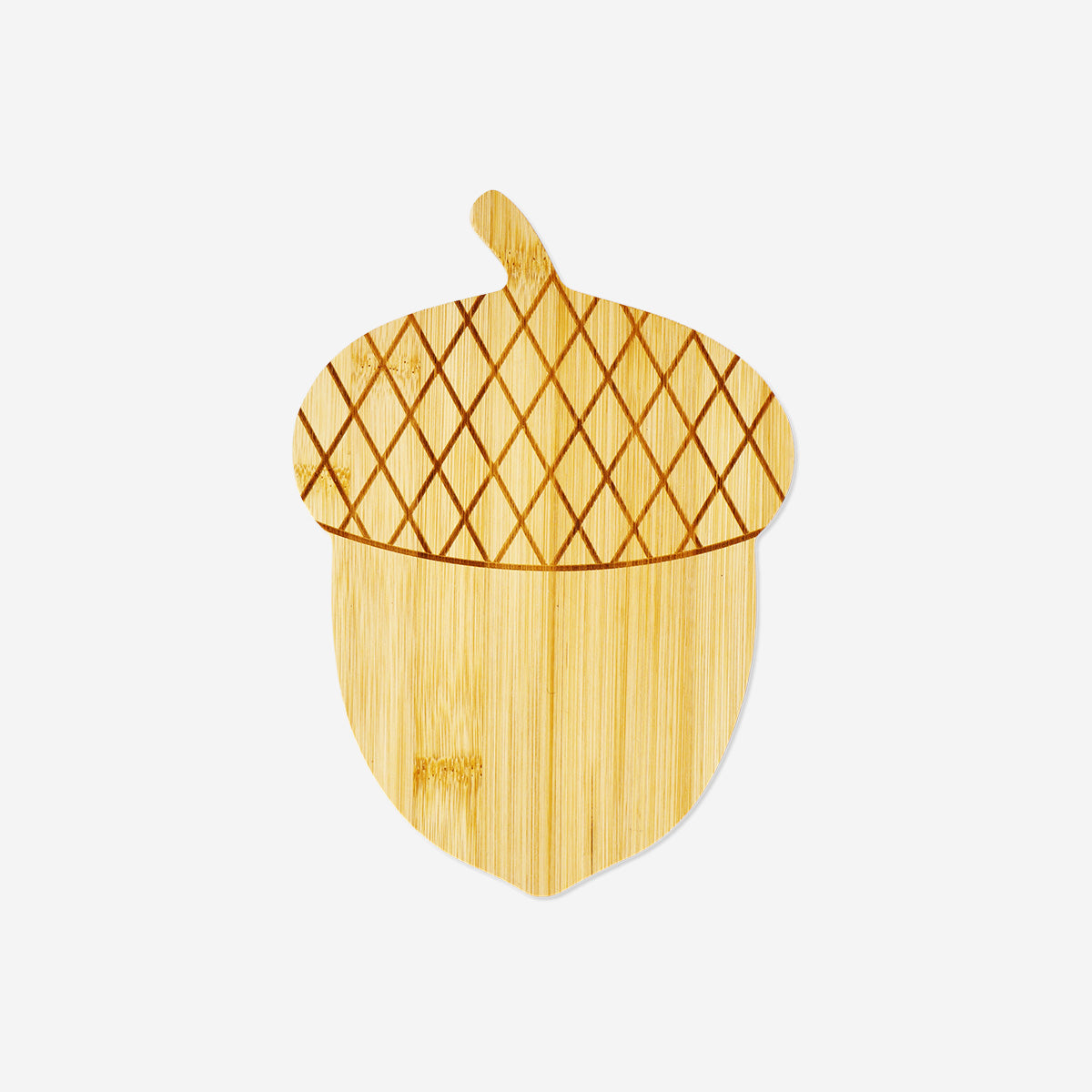 Flying Tiger Copenhagen Meşe Palamudu Şeklinde Bambu Kesme Tahtası