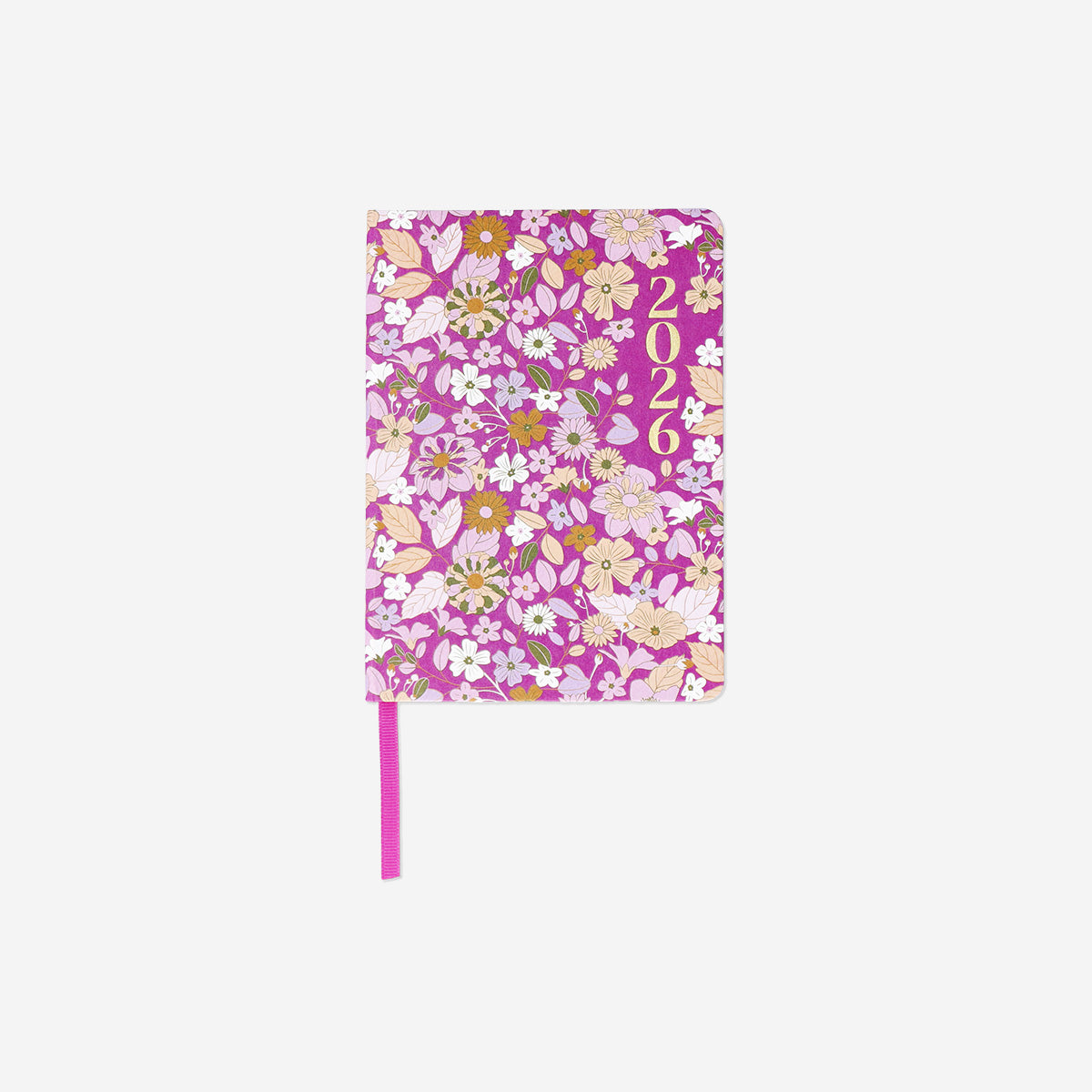 Flying Tiger Copenhagen Pembe Çiçek Desenli B6 Haftalık 2026 Planlayıcı