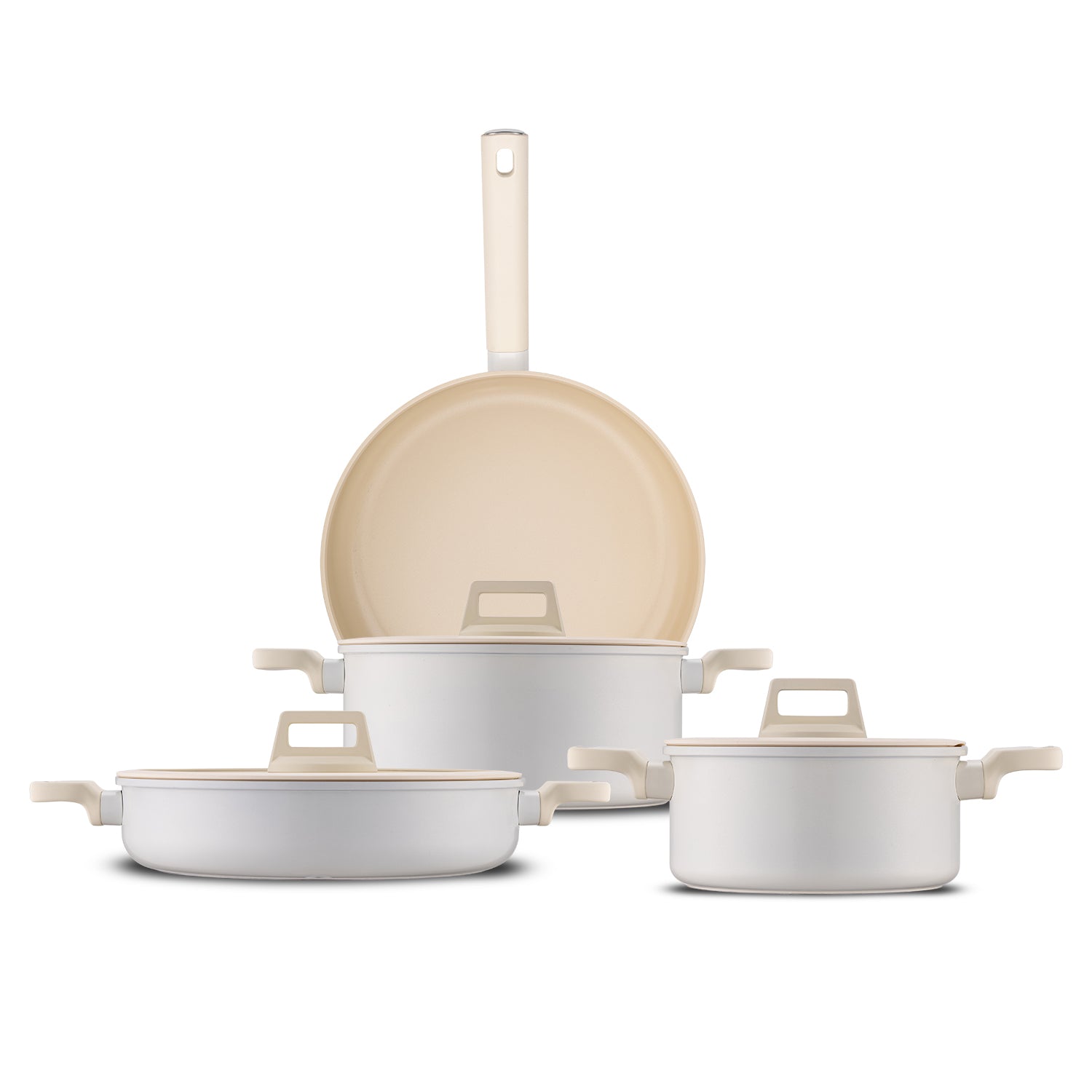 Jumbo Clermont 7 Parça İndüksiyon Tabanlı Tencere Seti