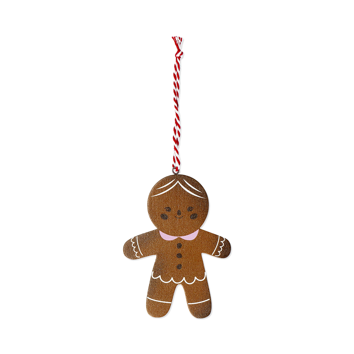 Flying Tiger Copenhagen Ahşap Kurabiye Adam Yılbaşı Ağacı Süsü