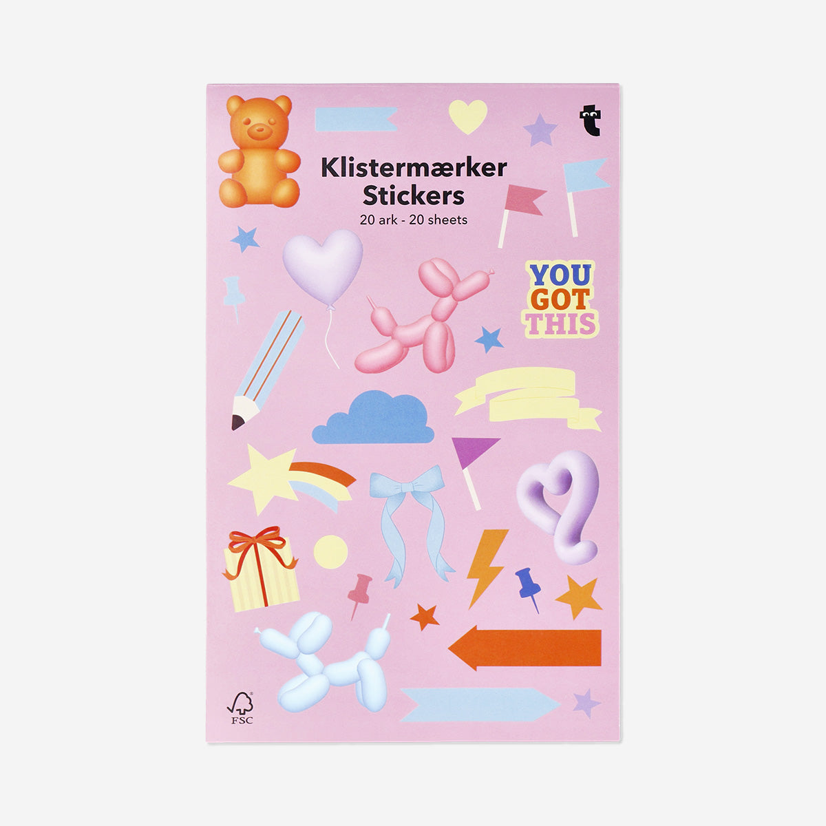 Flying Tiger Copenhagen 20 Sayfalı Çoklu Temalı Sticker