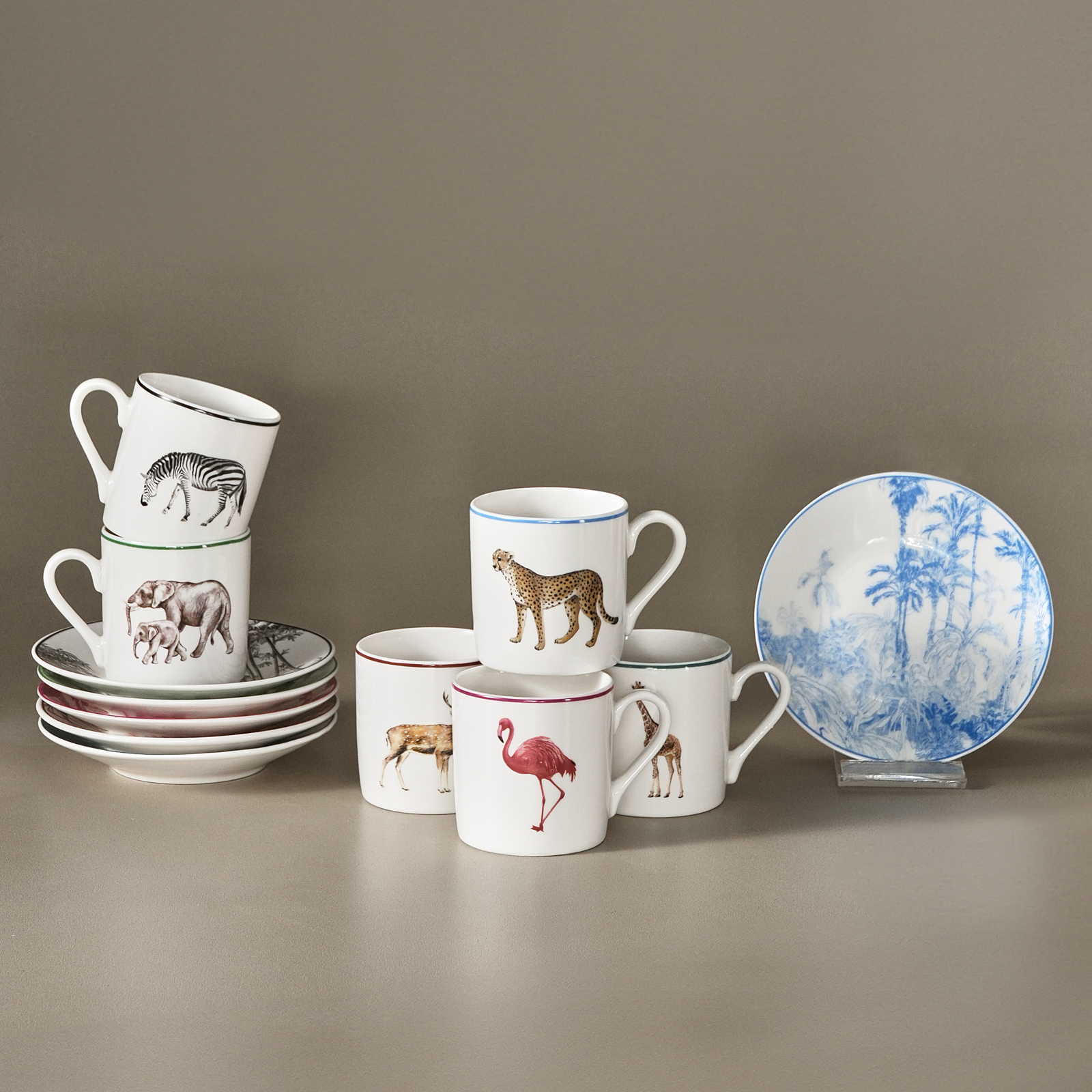Karaca Jungle 6 Kişilik Kahve Fincanı Takımı 80 ml