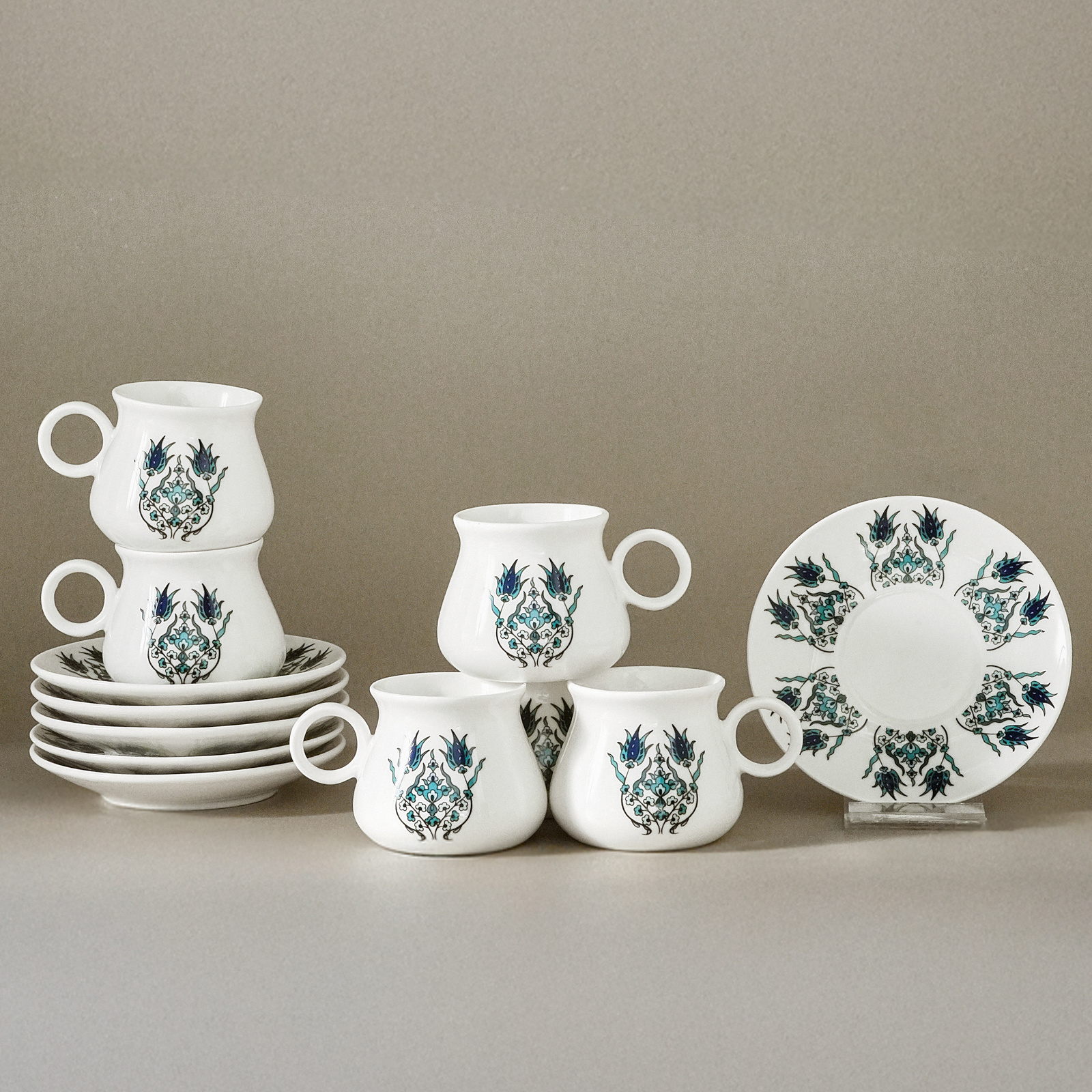 Karaca Bursa 6 Kişilik Kahve Fincanı Takımı 90 ml