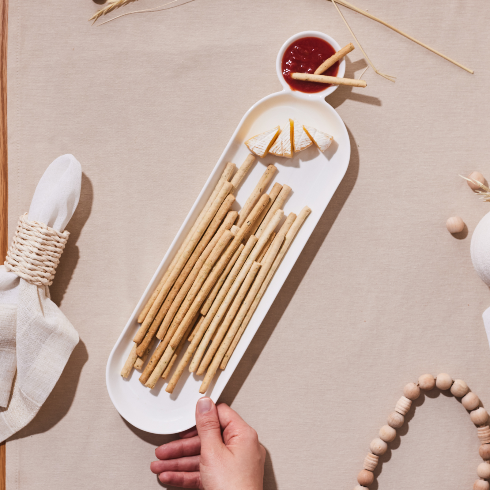 Karaca Carmen Trend 2 Bölmeli Sunum Tabağı 42 Cm