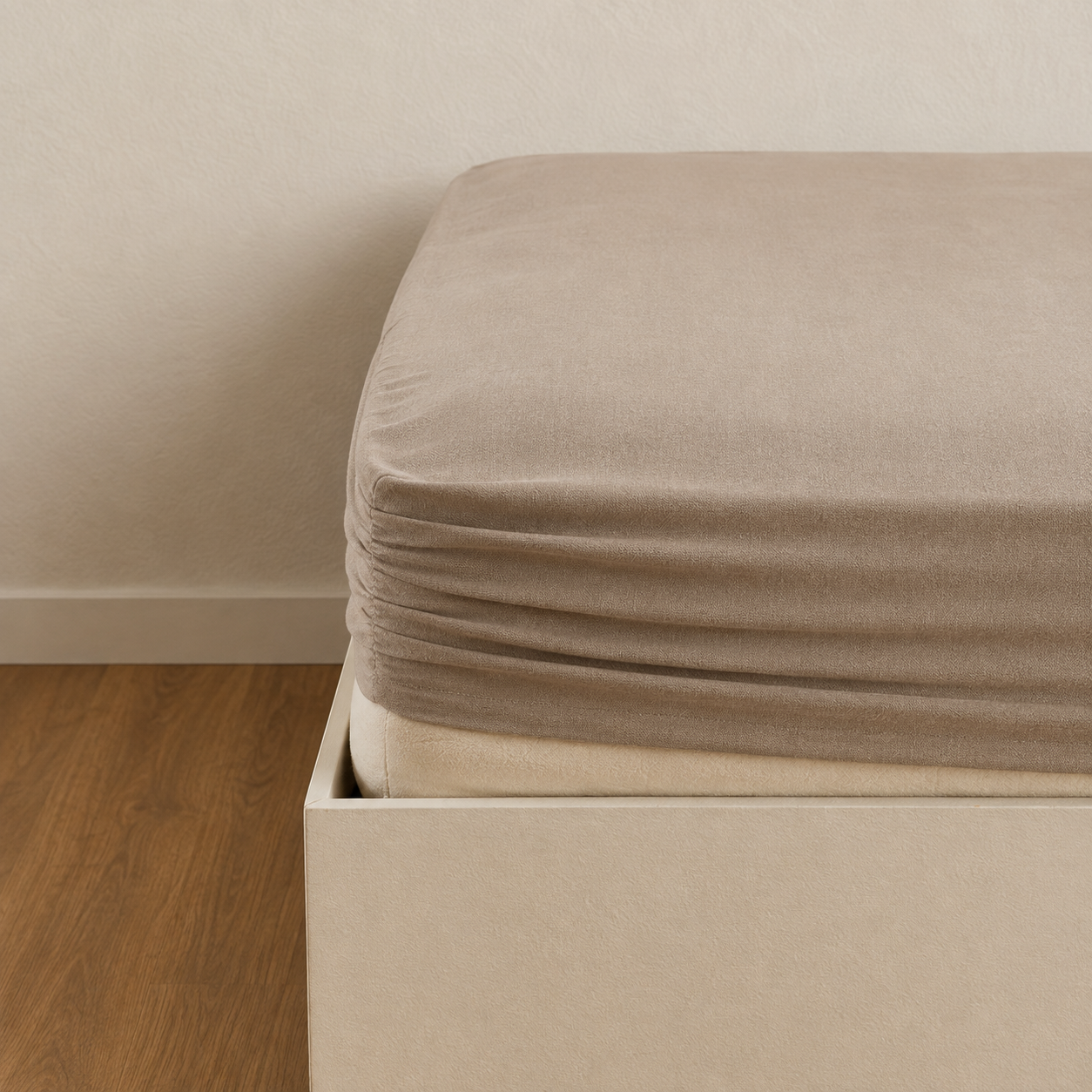 Karaca Home %100 Pamuk Lastikli Çarşaf Tek Kişilik Toprak