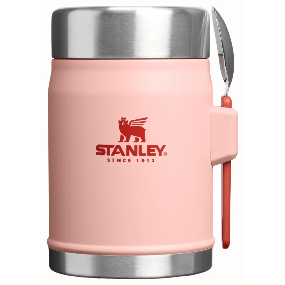 Stanley Classic Legendary Kaşıklı Yemek Termosu 400 ml Peach Rose