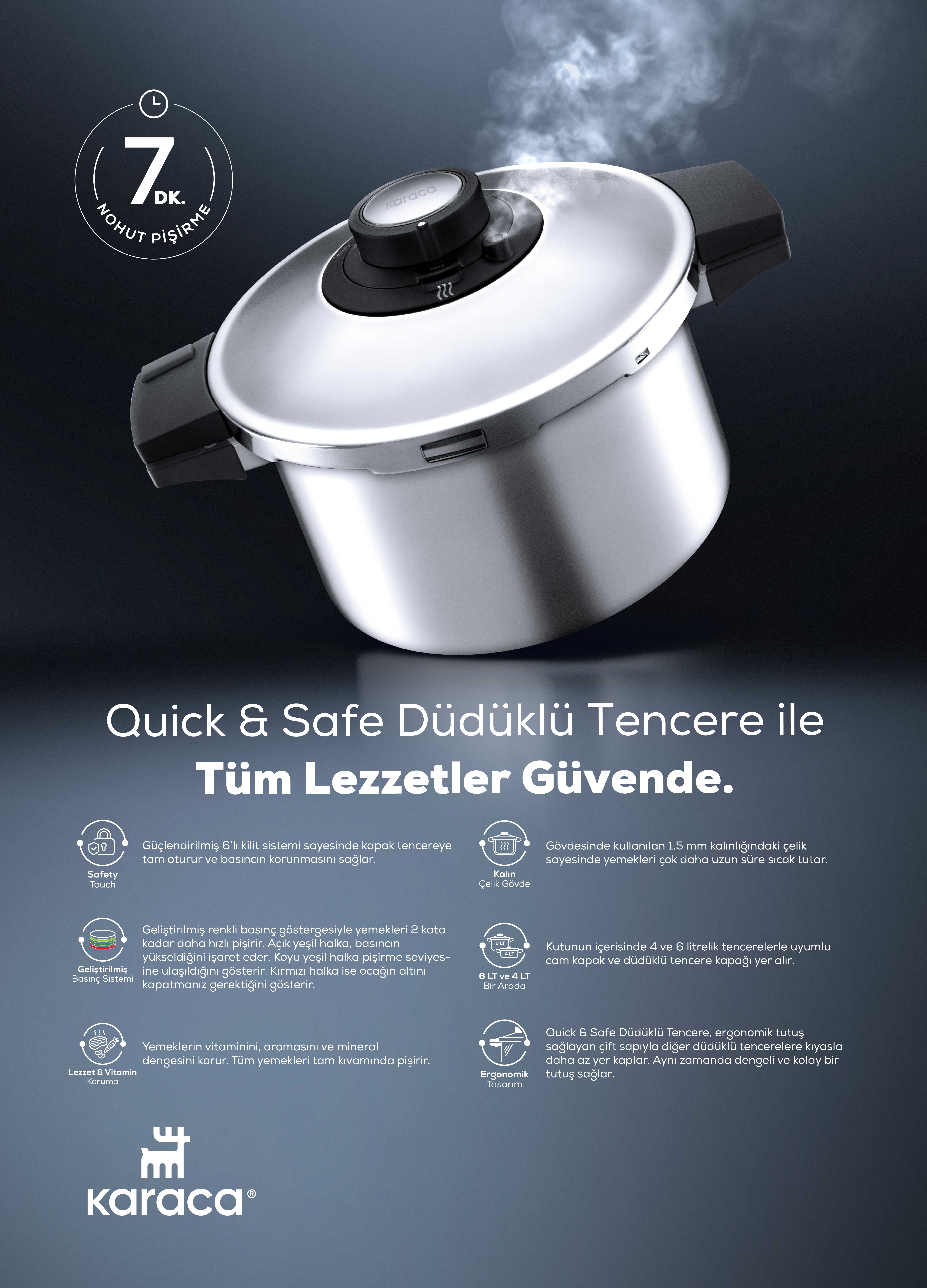 Başka Hiçbir Yerde Yok! İncelediğiniz bu ürüne sadece Karaca.com'dan ulaşabilirsiniz