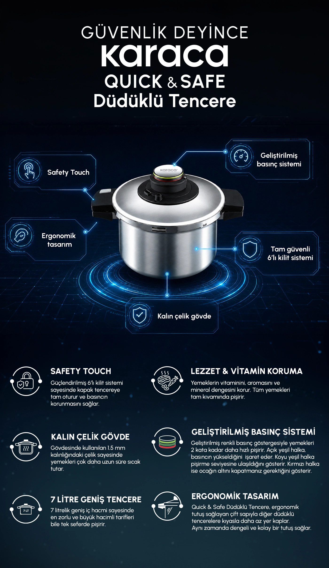 Başka Hiçbir Yerde Yok! İncelediğiniz bu ürüne sadece Karaca.com'dan ulaşabilirsiniz