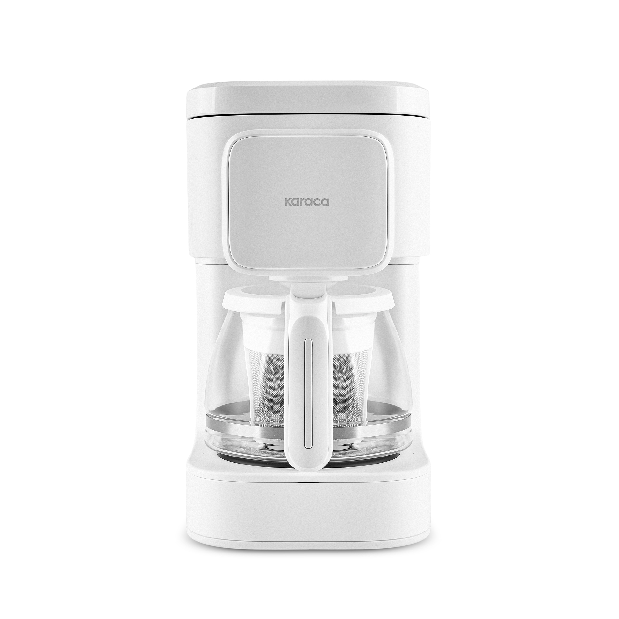 Karaca Just Coffee Aroma 2 In 1 Filtre Kahve ve Çay Demleme Makinesi Matte White