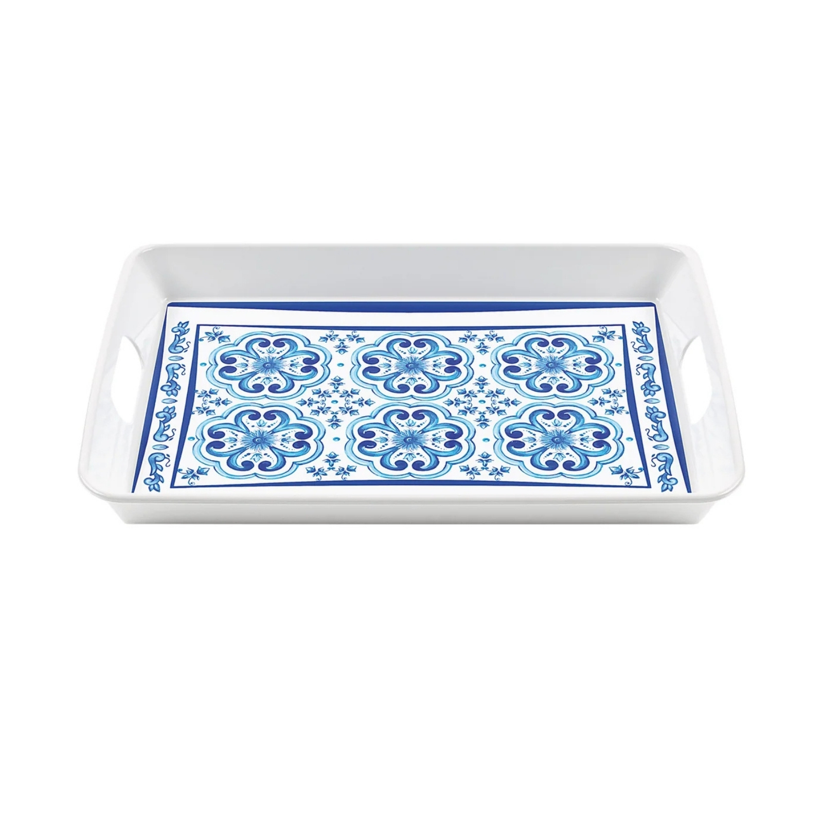 Guzzini Blues Dikdörtgen Tepsi Melamin 47,7 x 34 cm