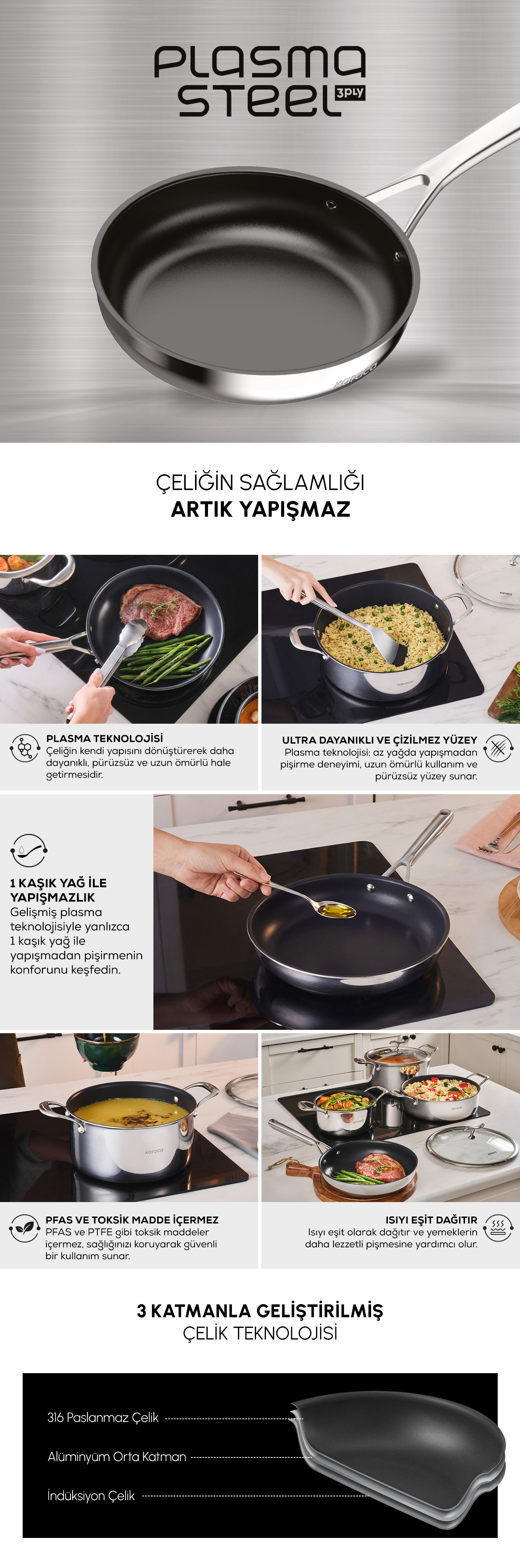 Başka Hiçbir Yerde Yok! İncelediğiniz bu ürüne sadece Karaca.com'dan ulaşabilirsiniz