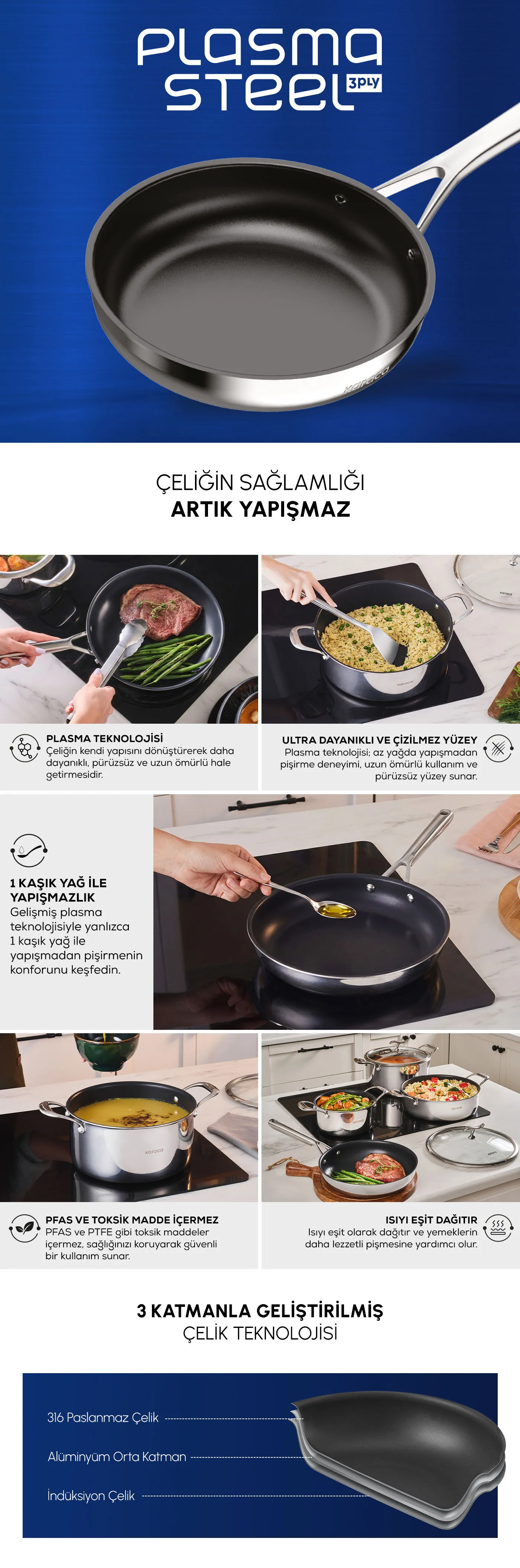 Başka Hiçbir Yerde Yok! İncelediğiniz bu ürüne sadece Karaca.com'dan ulaşabilirsiniz