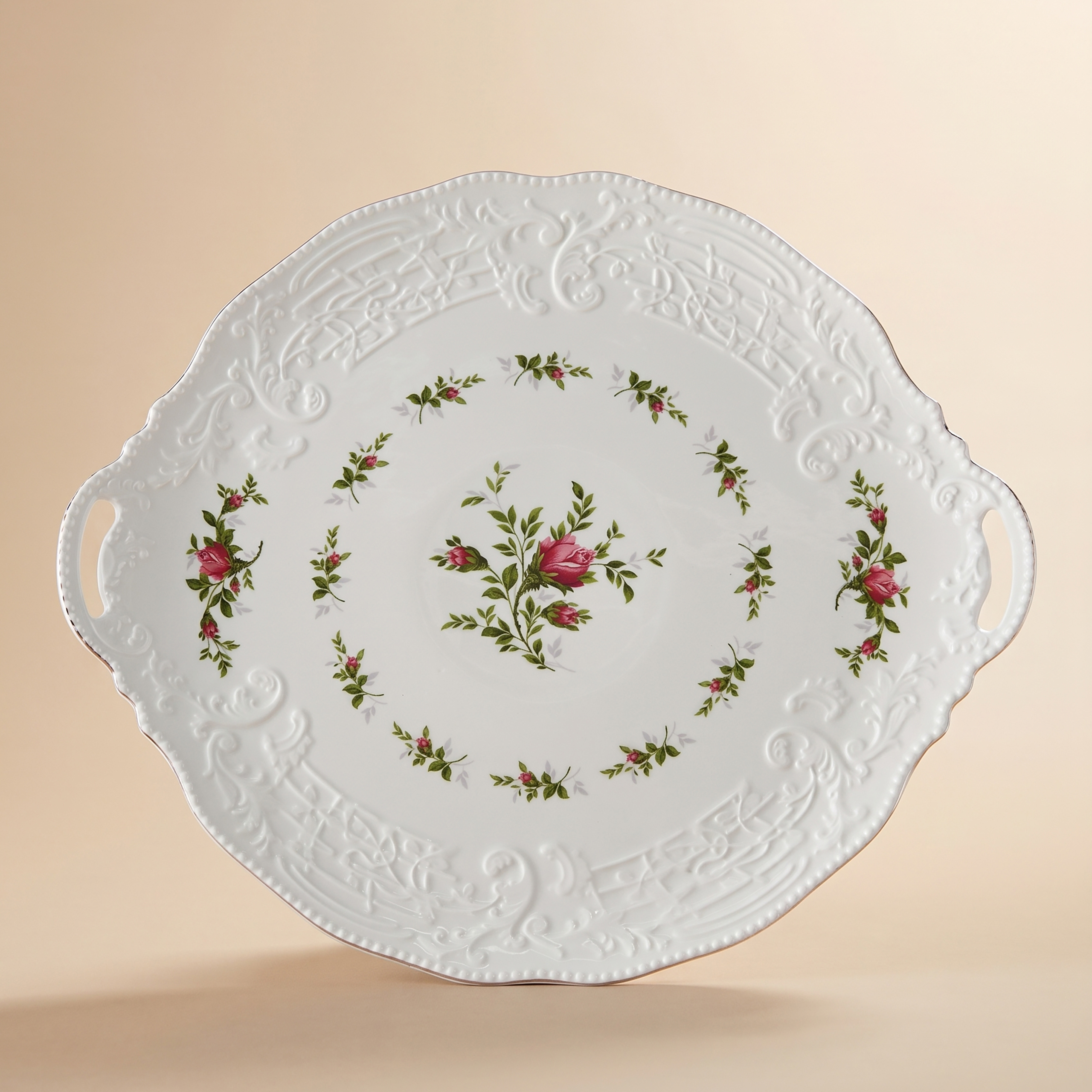 Karaca Vintage Rose Tepsi 35 cm