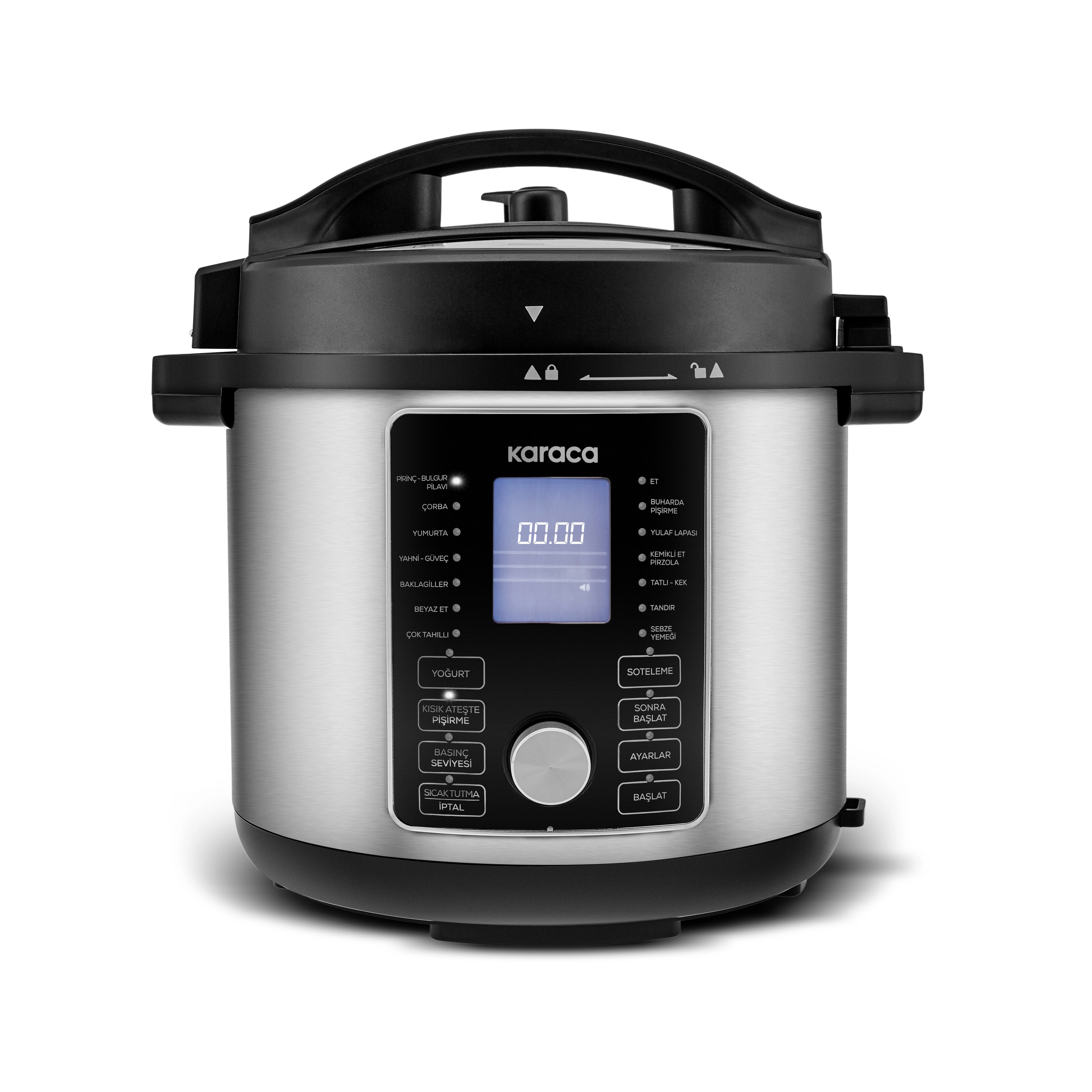 Karaca Cooker Elektrikli Basınçlı Pişirici Inox 1000W 6L