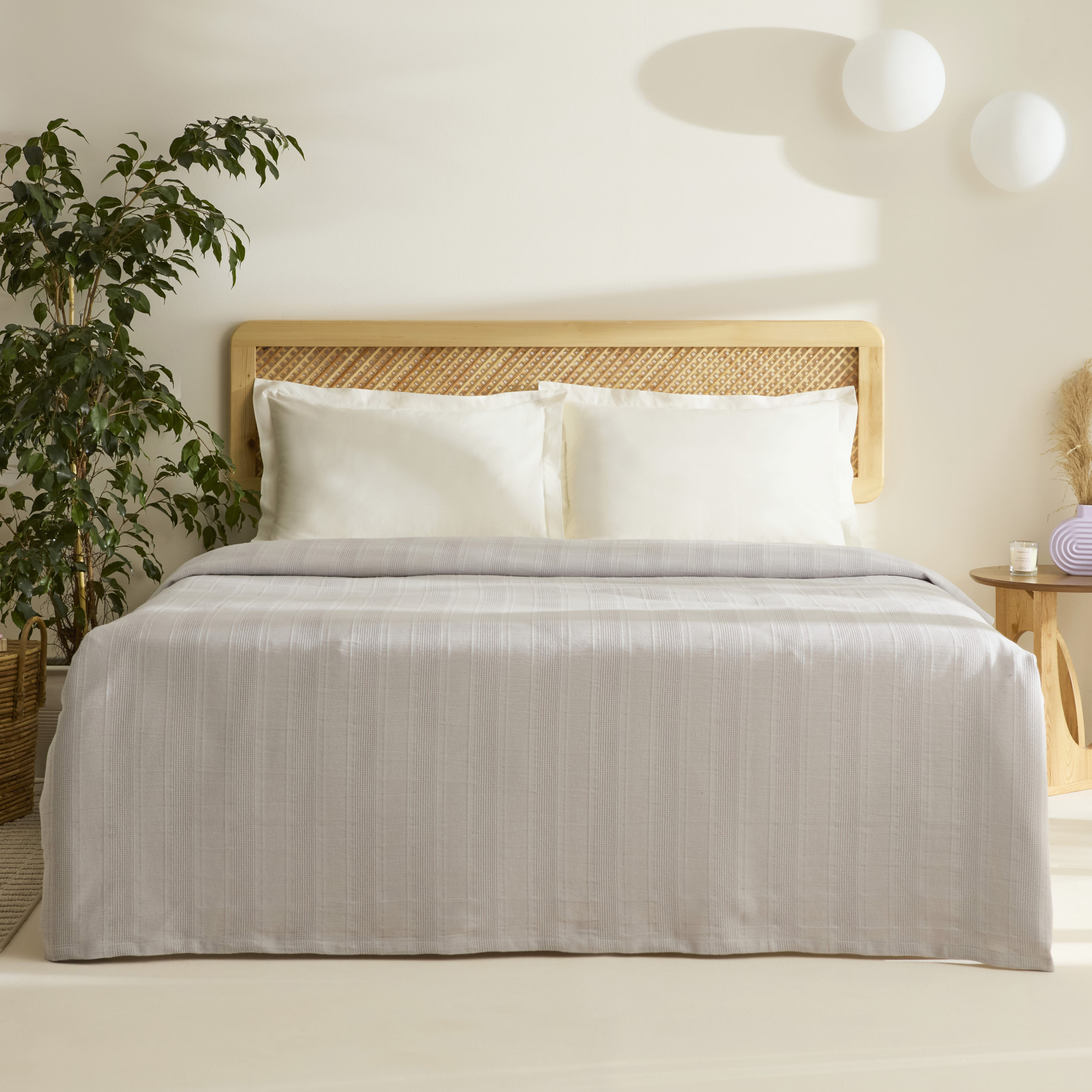 Karaca Home Verona %100 Pamuk Çift Kişilik Pike Taş