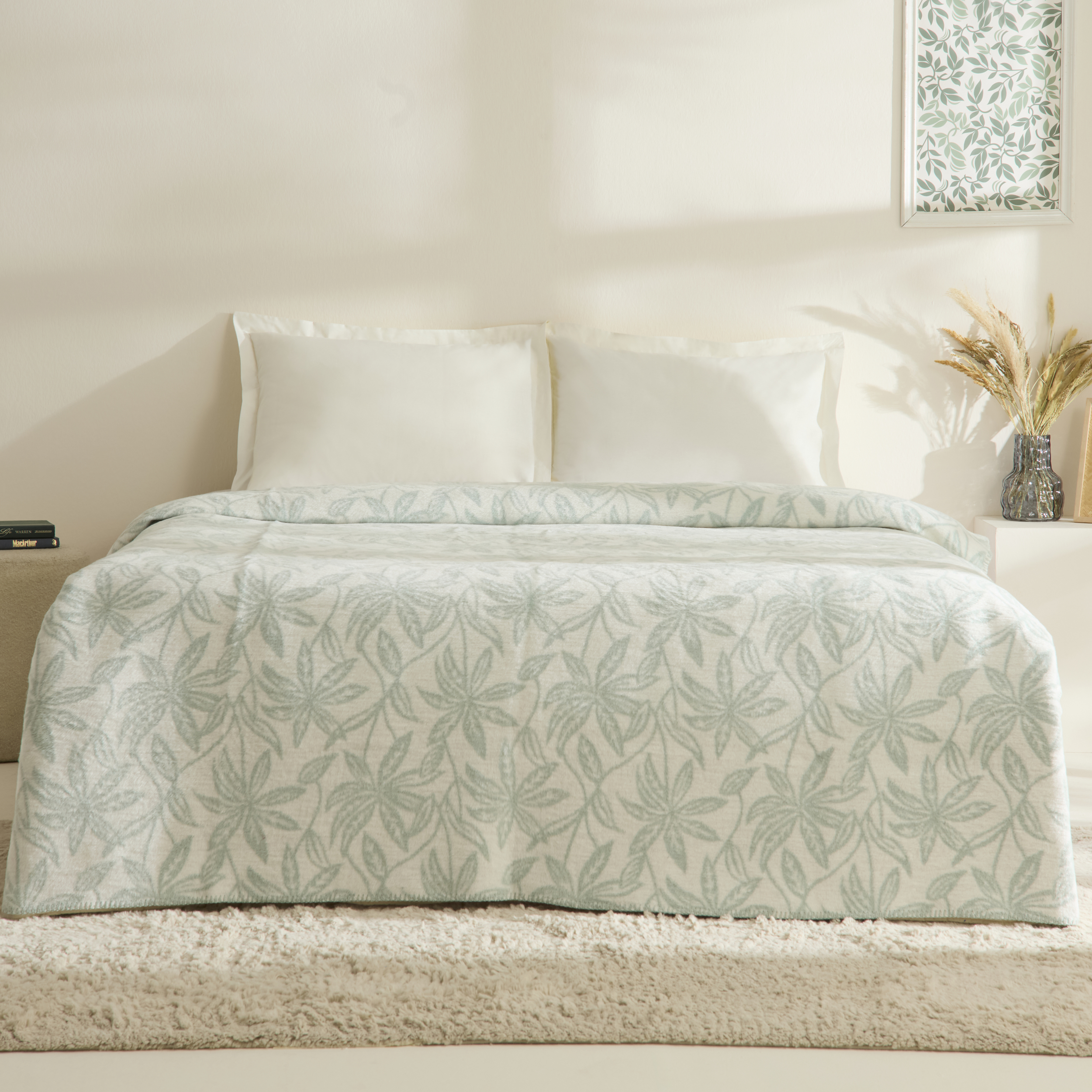 Karaca Home Layla Çift Kişilik Aktilik Battaniye Mint