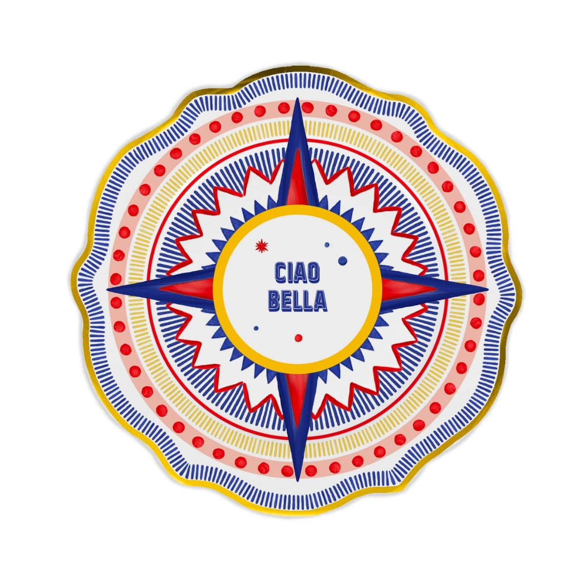 Baci Milano Dolce Vita Ciao Bella Yemek Tabağı 27 Cm