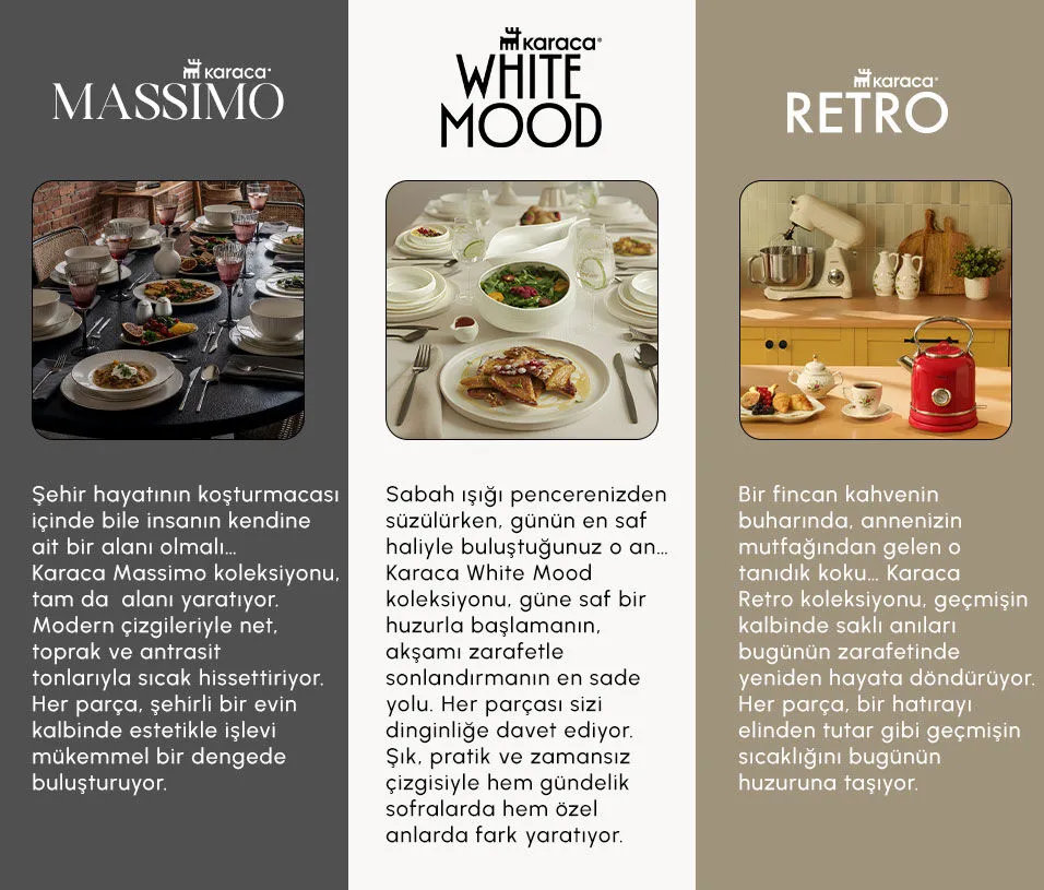 Başka Hiçbir Yerde Yok! İncelediğiniz bu ürüne sadece Karaca.com'dan ulaşabilirsiniz