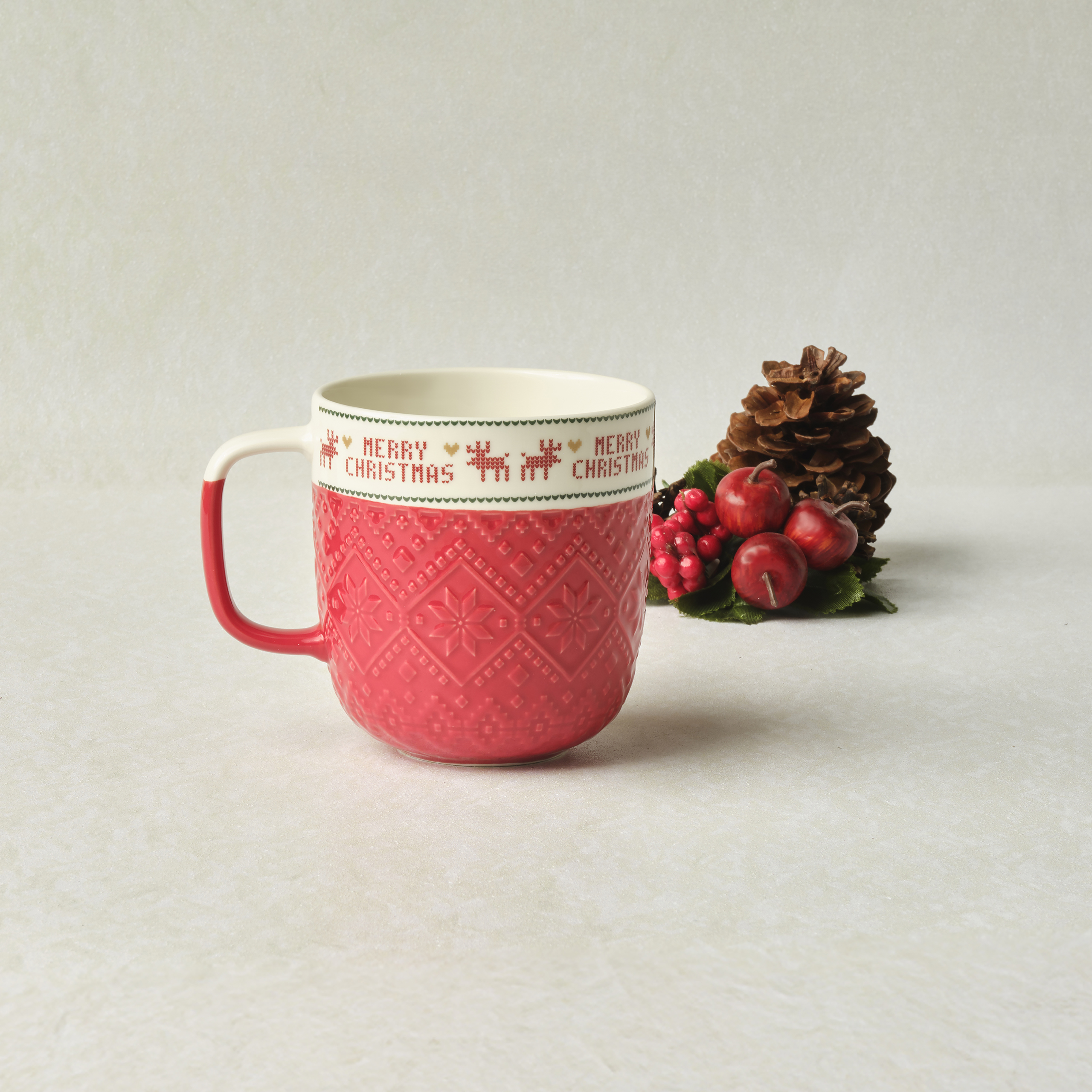 Karaca New Year Yılbaşı Deer Kupa 390 ml