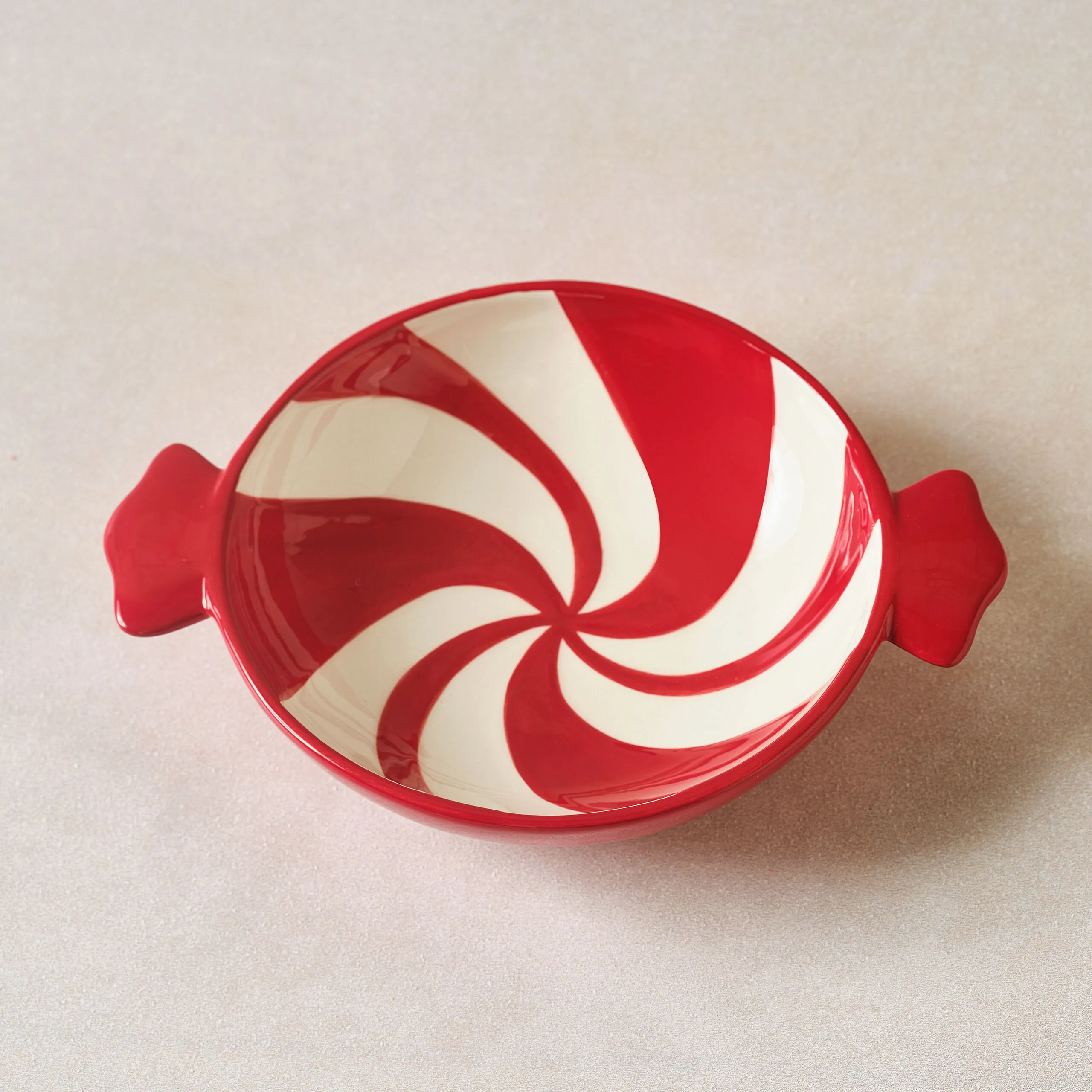 Karaca New Year Yılbaşı Candy Twist Pasta Tabağı 20 cm
