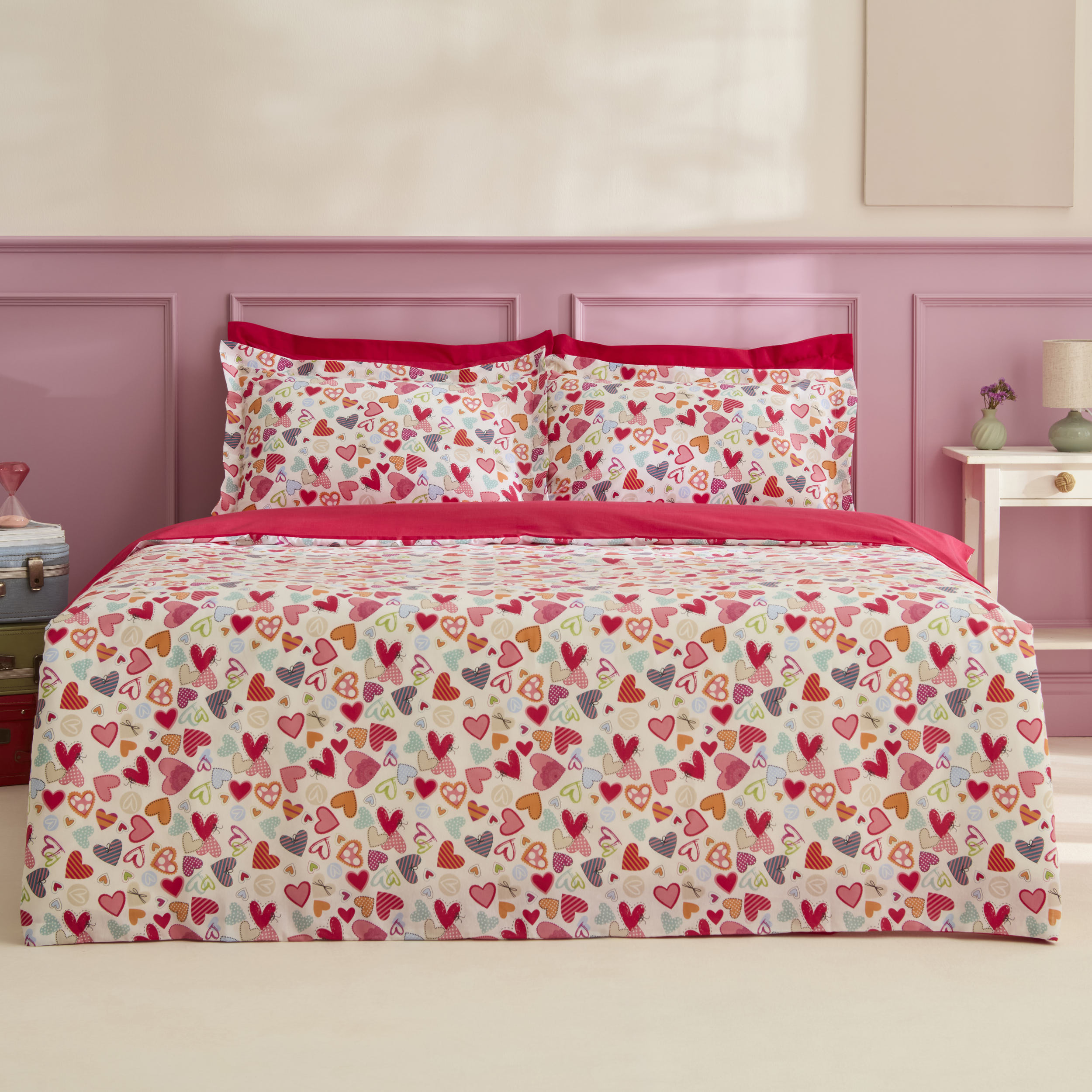 Sarah Anderson Amour Glow Tek Kişilik Nevresim Takımı Multicolour