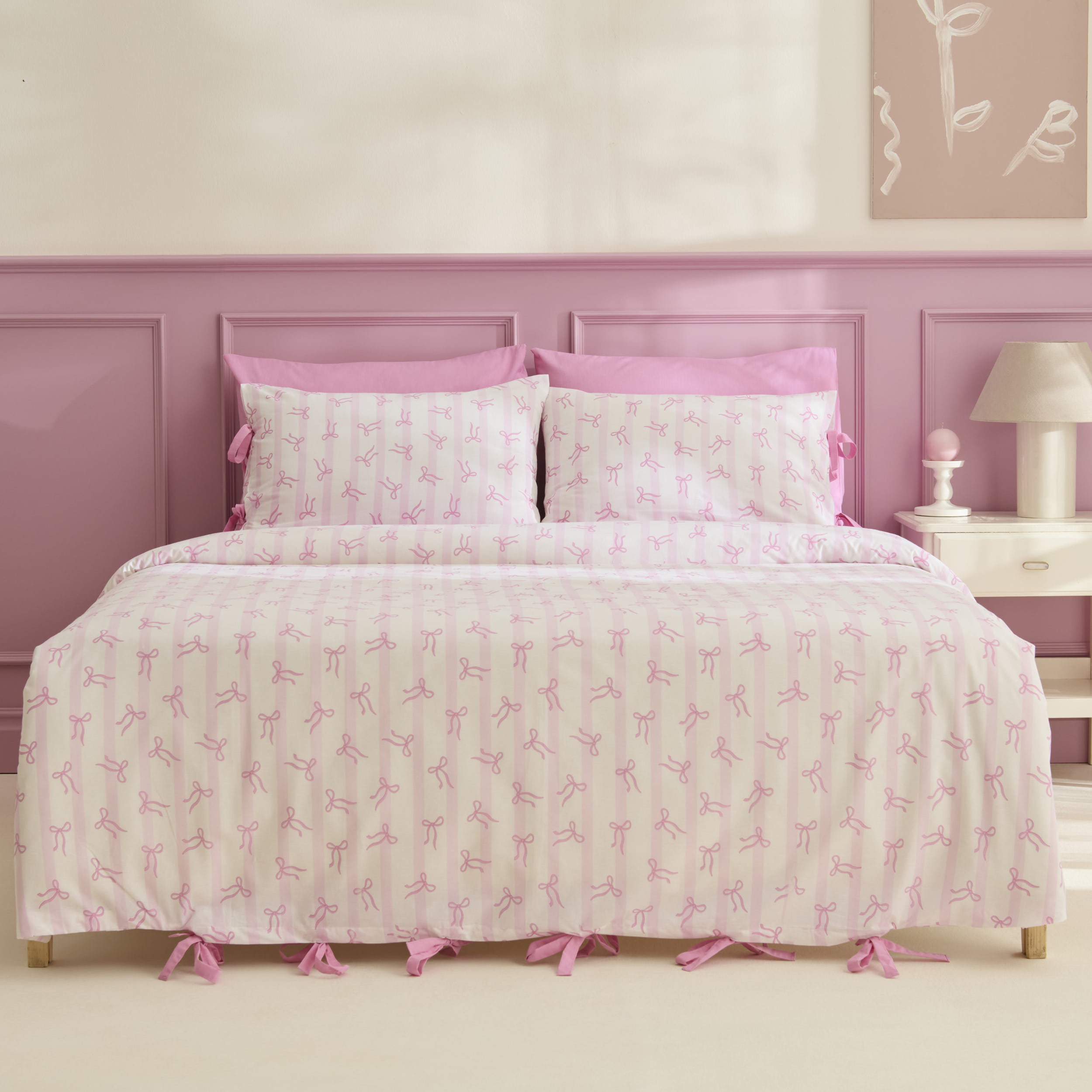 Karaca Home Ribelle Çift Kişilik Nevresim Takımı Pembe