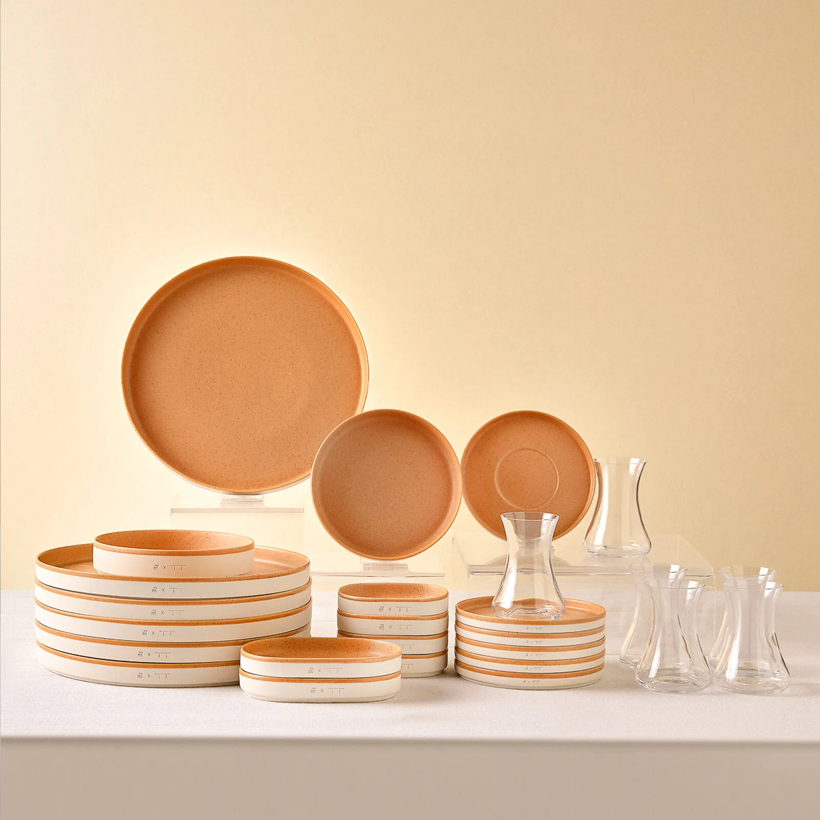 Karaca x Fatih Tutak Earth Collection 26 Parça 6 Kişilik Kahvaltı Seti