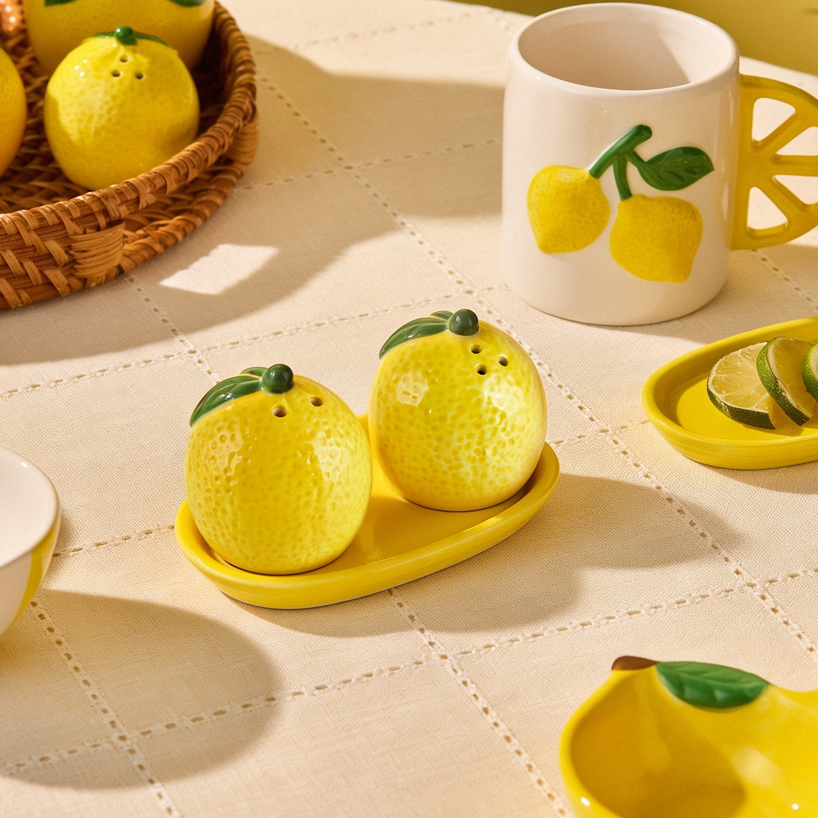 Karaca Lemon Tuzluk Biberlik 6,5 cm