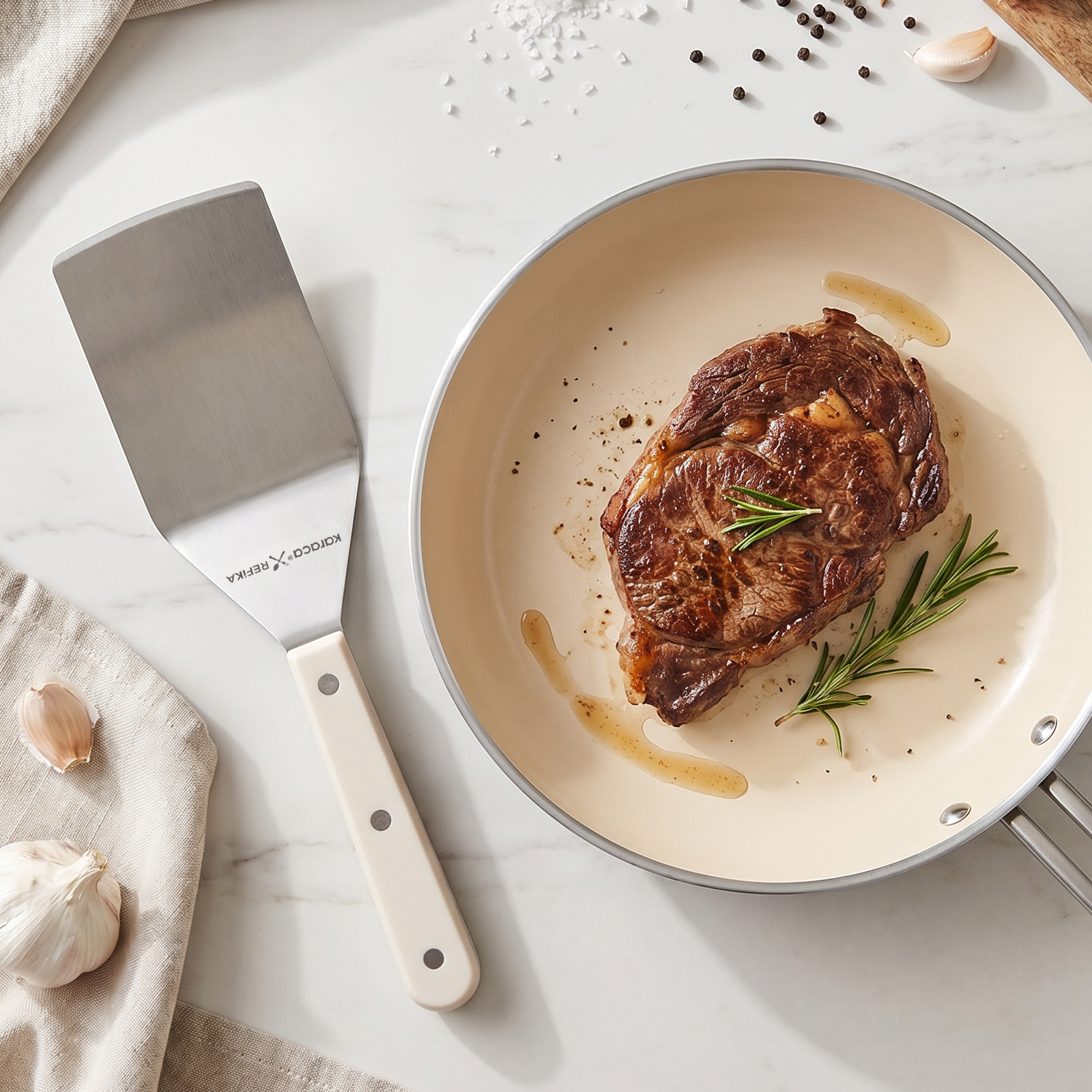 Karaca x Refika Gadgets Çelik Açılı Spatula
