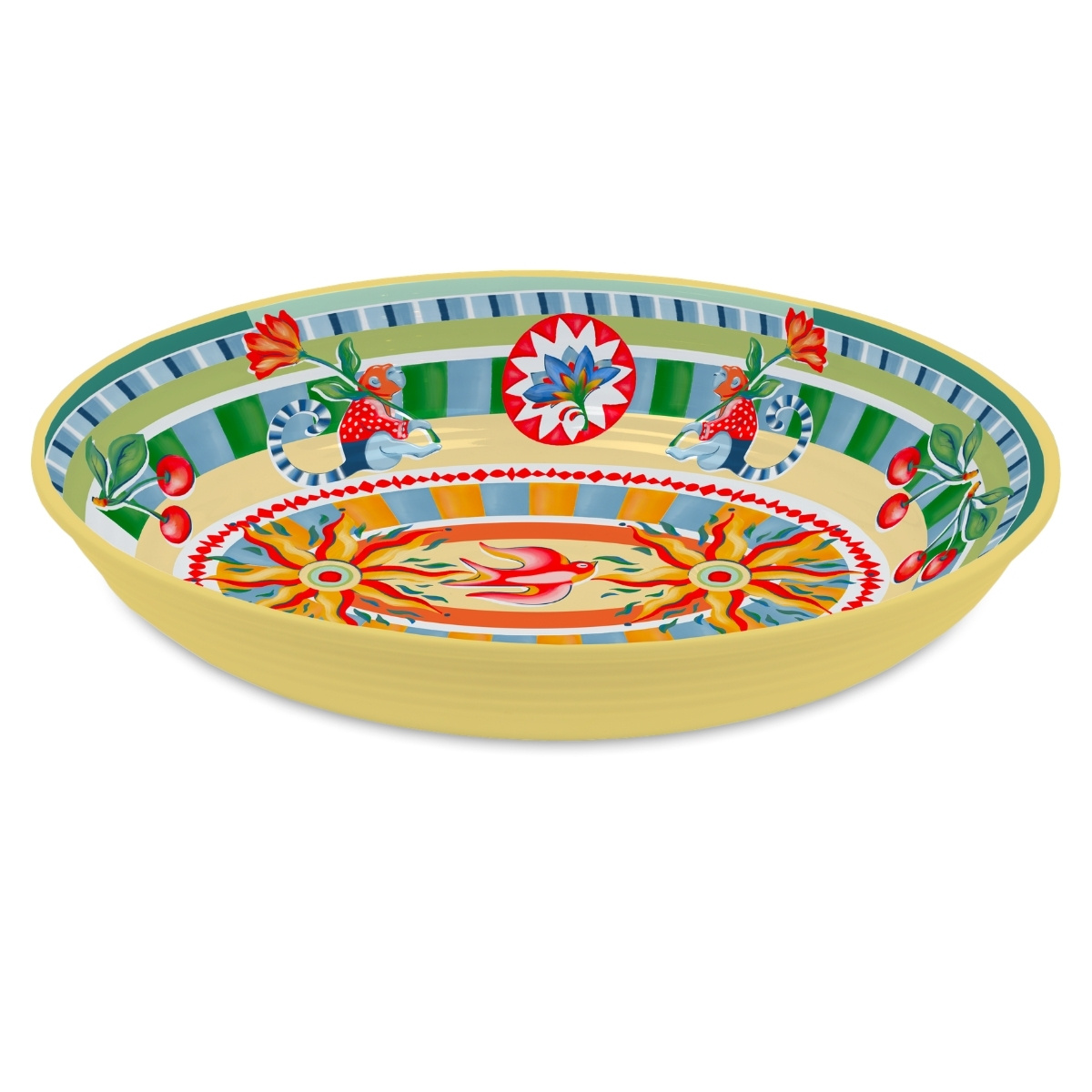 Baci Milano Dolce Far Niente Melamin Oval Servis Kasesi 33 cm