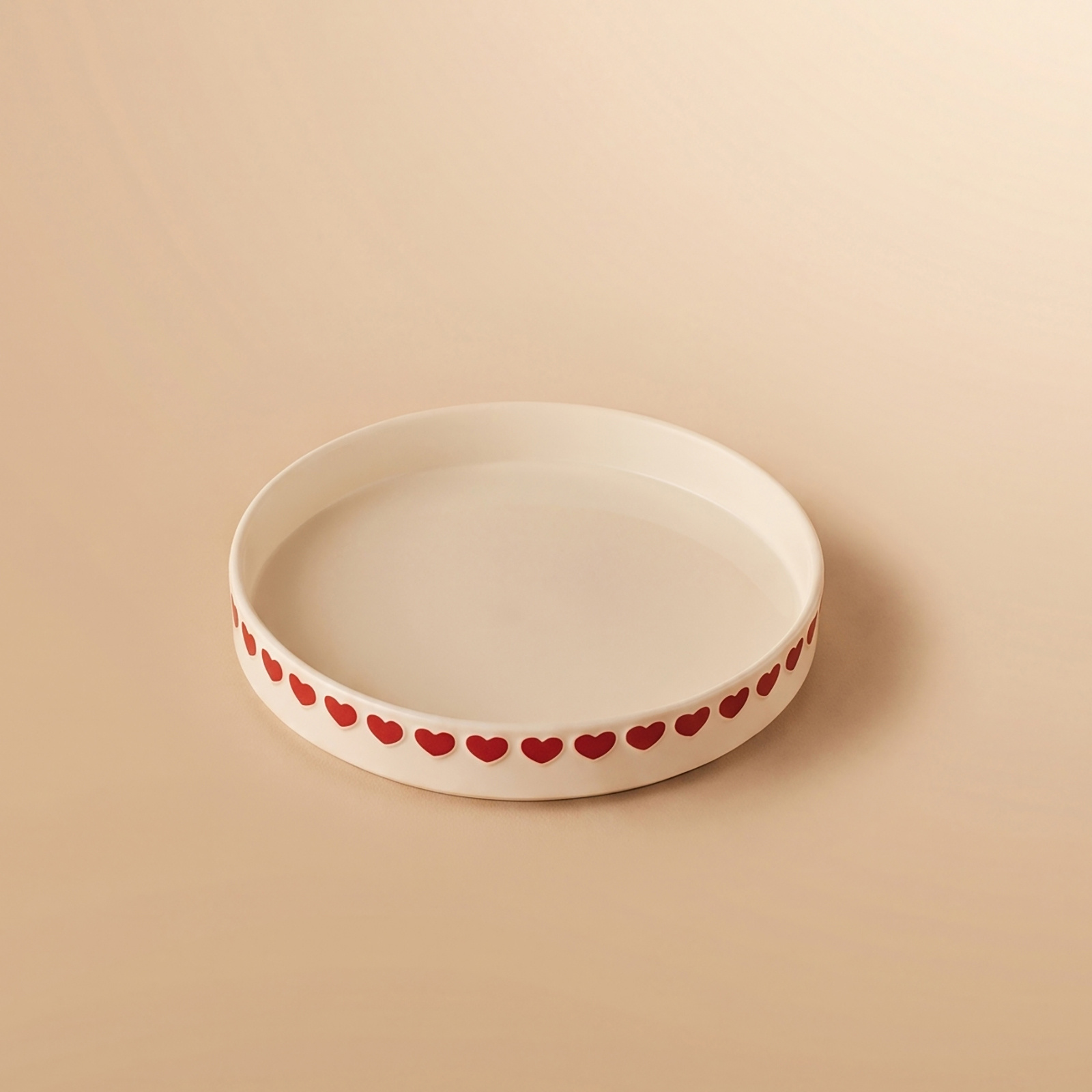 Karaca Sweetheart Çukur Tabak Beyaz 20 cm