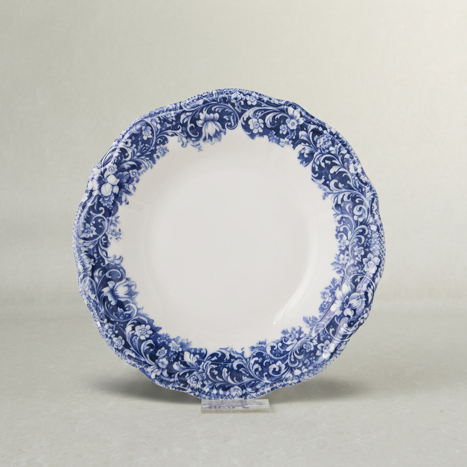 Emsan Floransa Çukur Tabak 23 cm Mavi