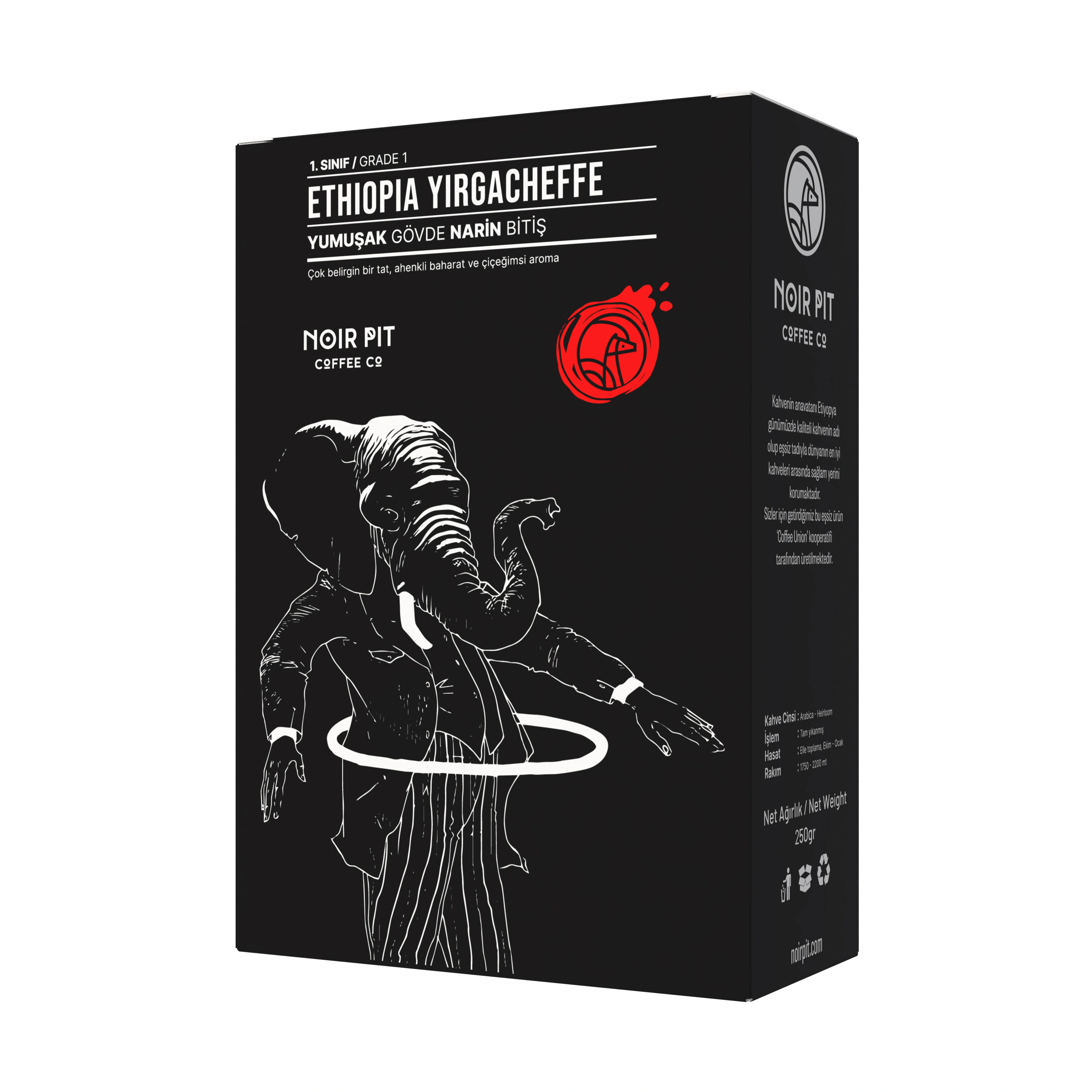 Ethiopia Çekirdek Kahve 250 gr