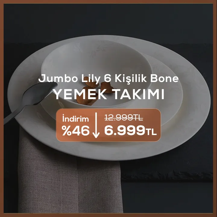 Jumbo Lily Yemek Takımı