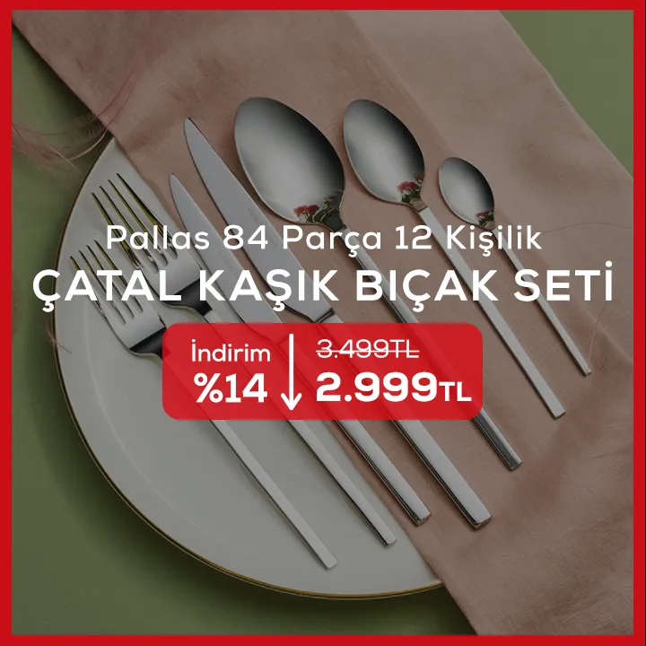 Pallas Çatal Kaşık Bıçak Takımı