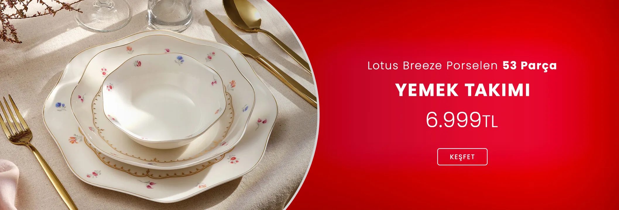 Lotus Yemek Takımı