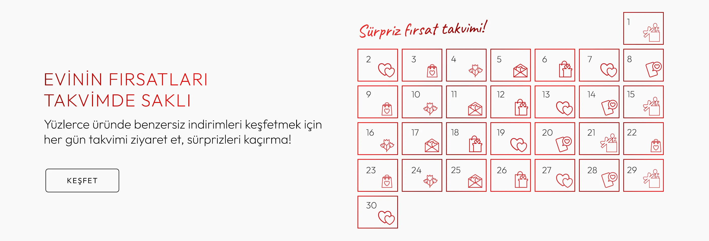 Fırsat Takvimi