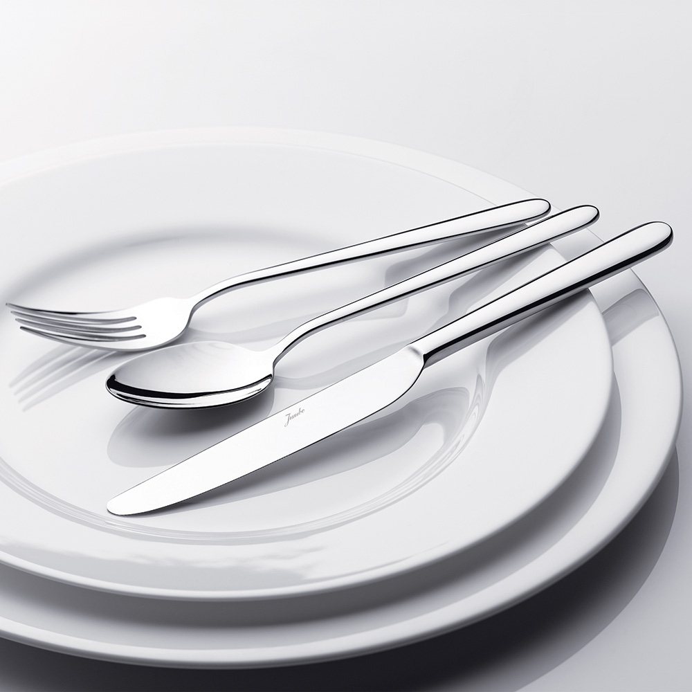 Jumbo Oniks 84 Parça 12 Kişilik Çatal Kaşık Bıçak Takımı