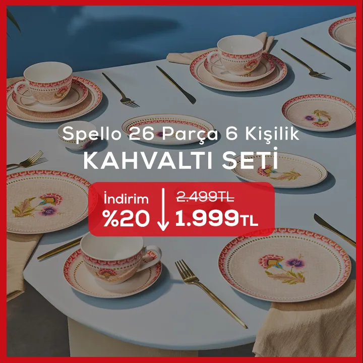 Spello Kahvaltı Takımı