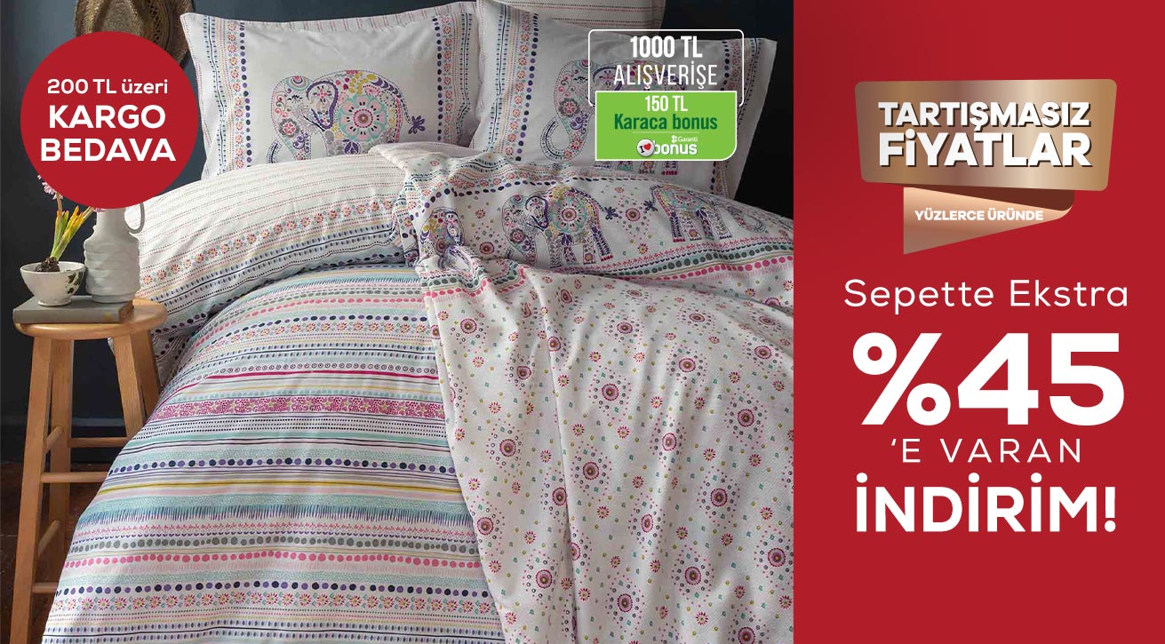 Sepette Ekstra %45' e Varanİndirim Fırsatları