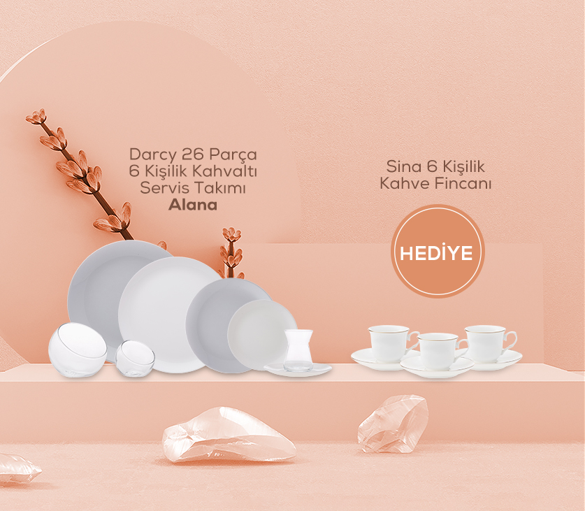 6 Kişilik Kahvaltı Takımı Alana Kahve Fincan Takımı Hediye699.98TL 499.99TL