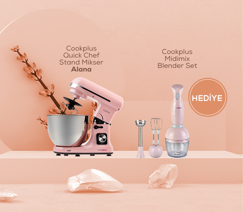 Quıck Chef Muftak Şefi Alana Midimix Mutfak Robotu Hediye1698.99TL 1399TL